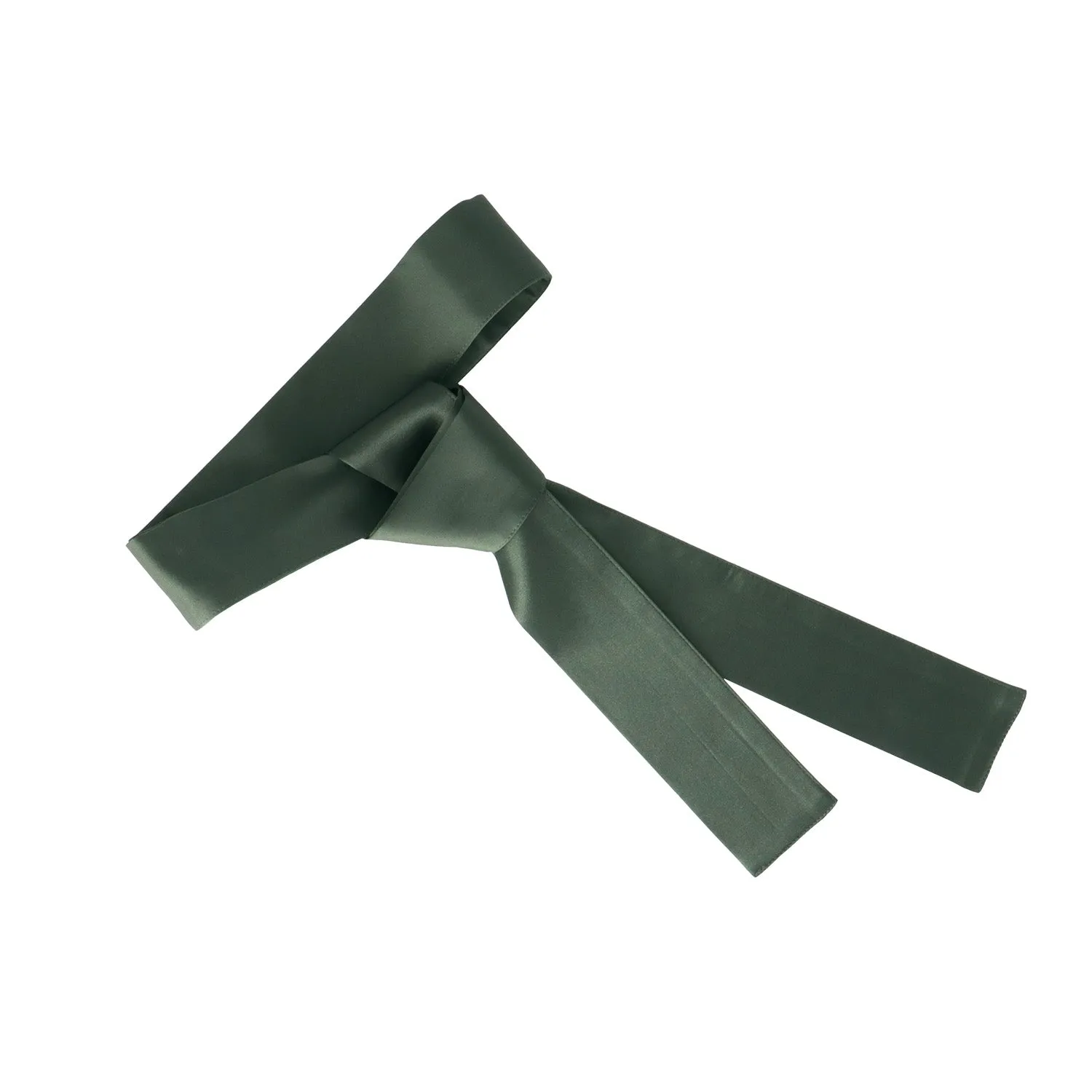 Silk Chemise and Robe Set 'Meteya&Aphrodite' in Rich Green