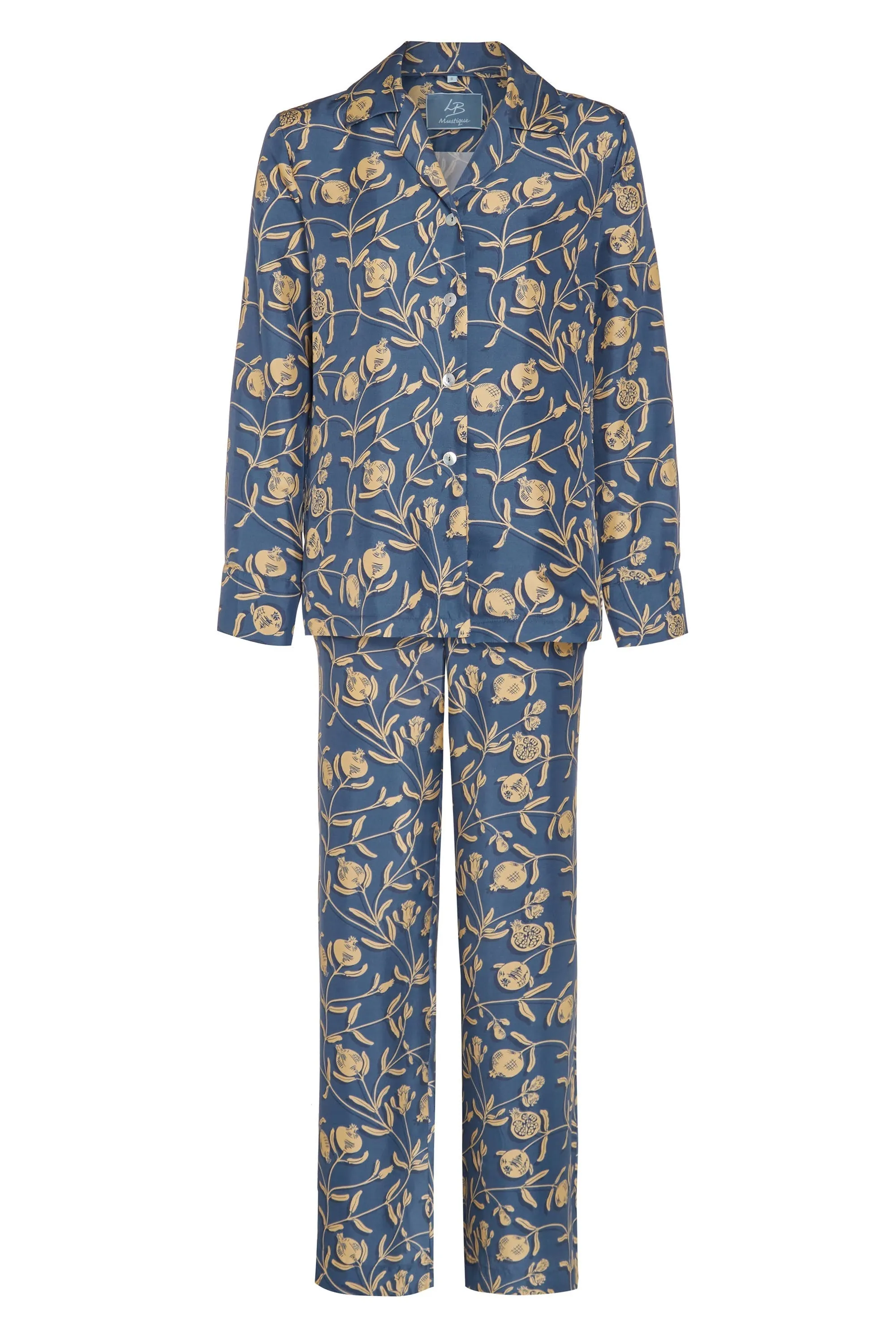 Silk Pajamas POMEGRANATE