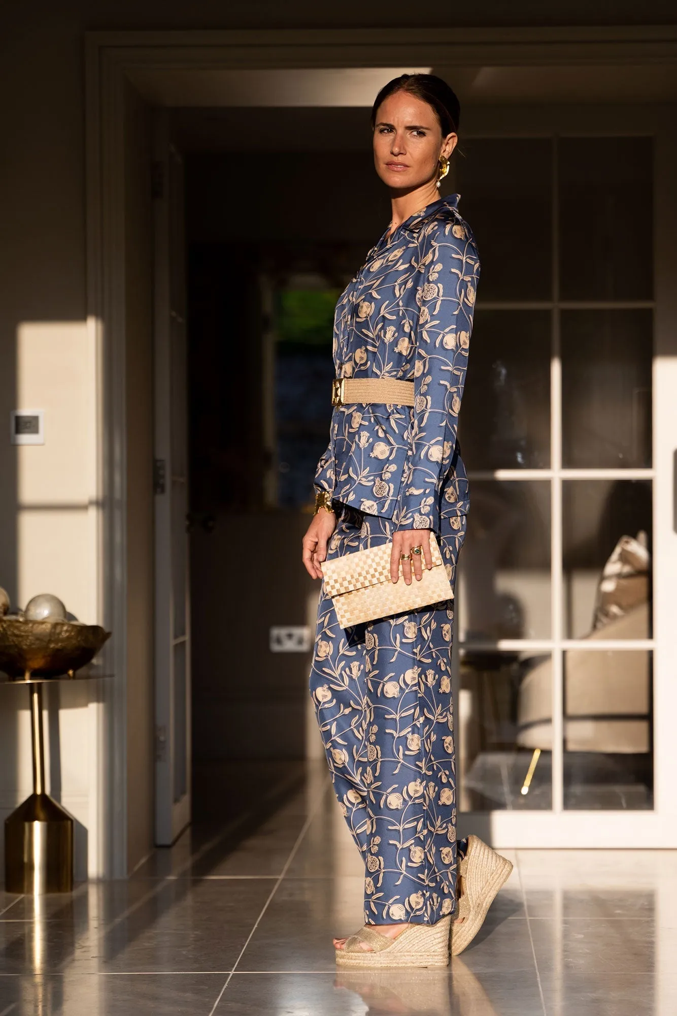 Silk Pajamas POMEGRANATE
