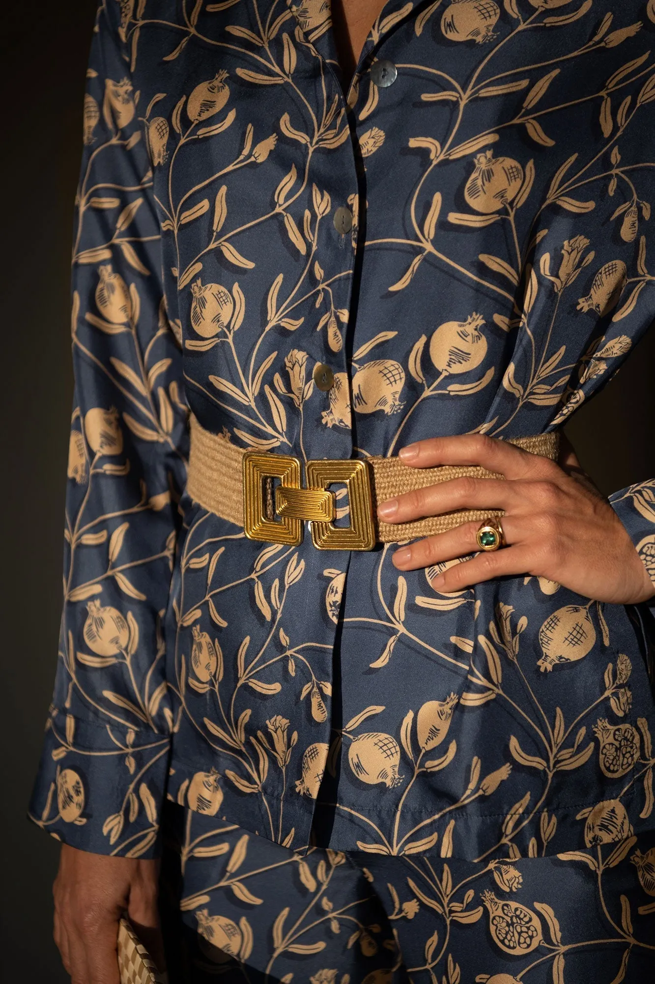 Silk Pajamas POMEGRANATE