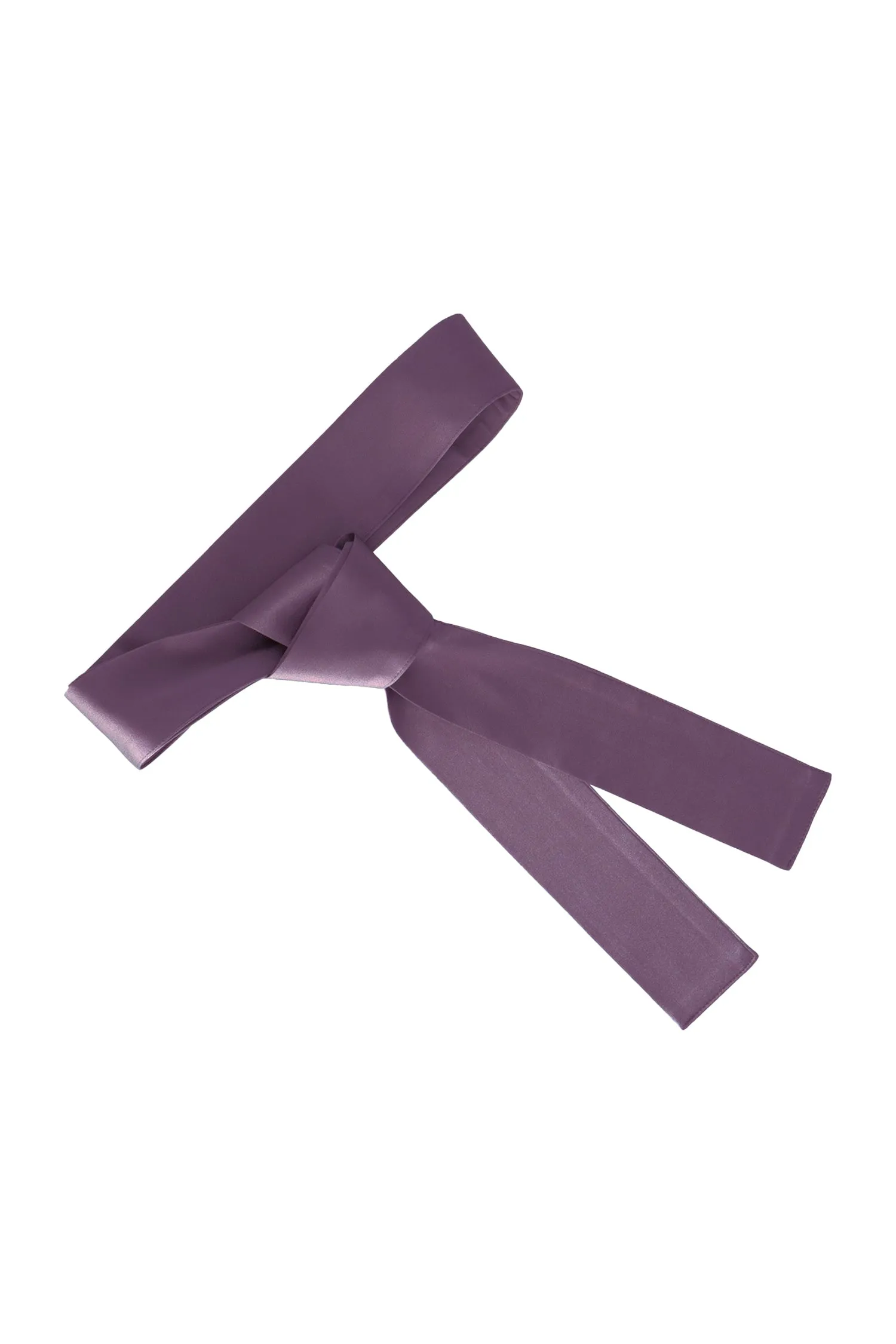 Silk Robe and Midi Dress Set 'Meteya&Aphrodite' in Noble Purple