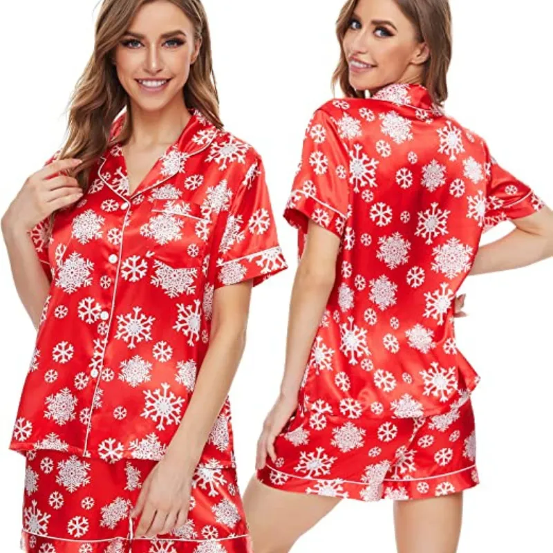 Silk Satin Short Sleeve Loungewear