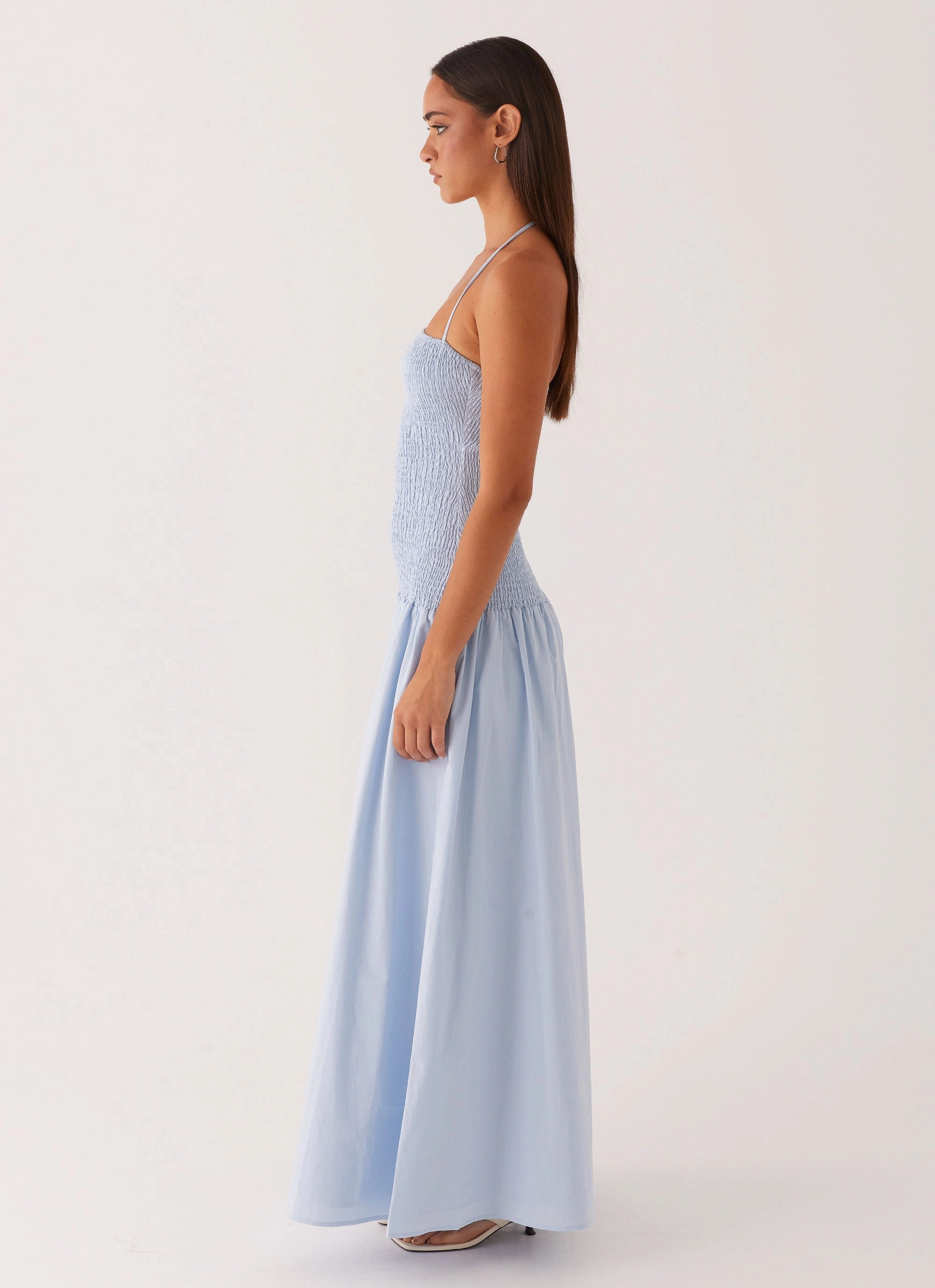 Neutral Form Kind Light Zahra Maxi Dress - Blue
