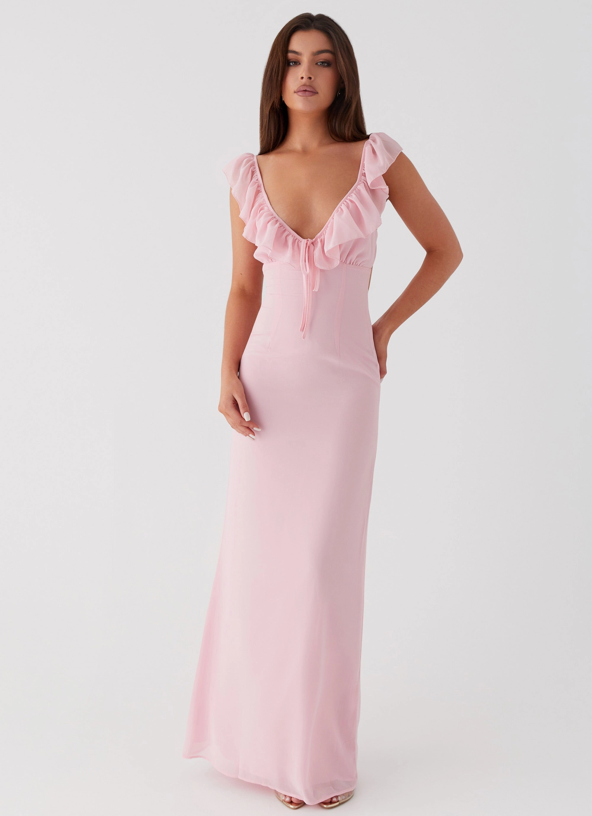Silvie Maxi Dress - Pink Farm Air