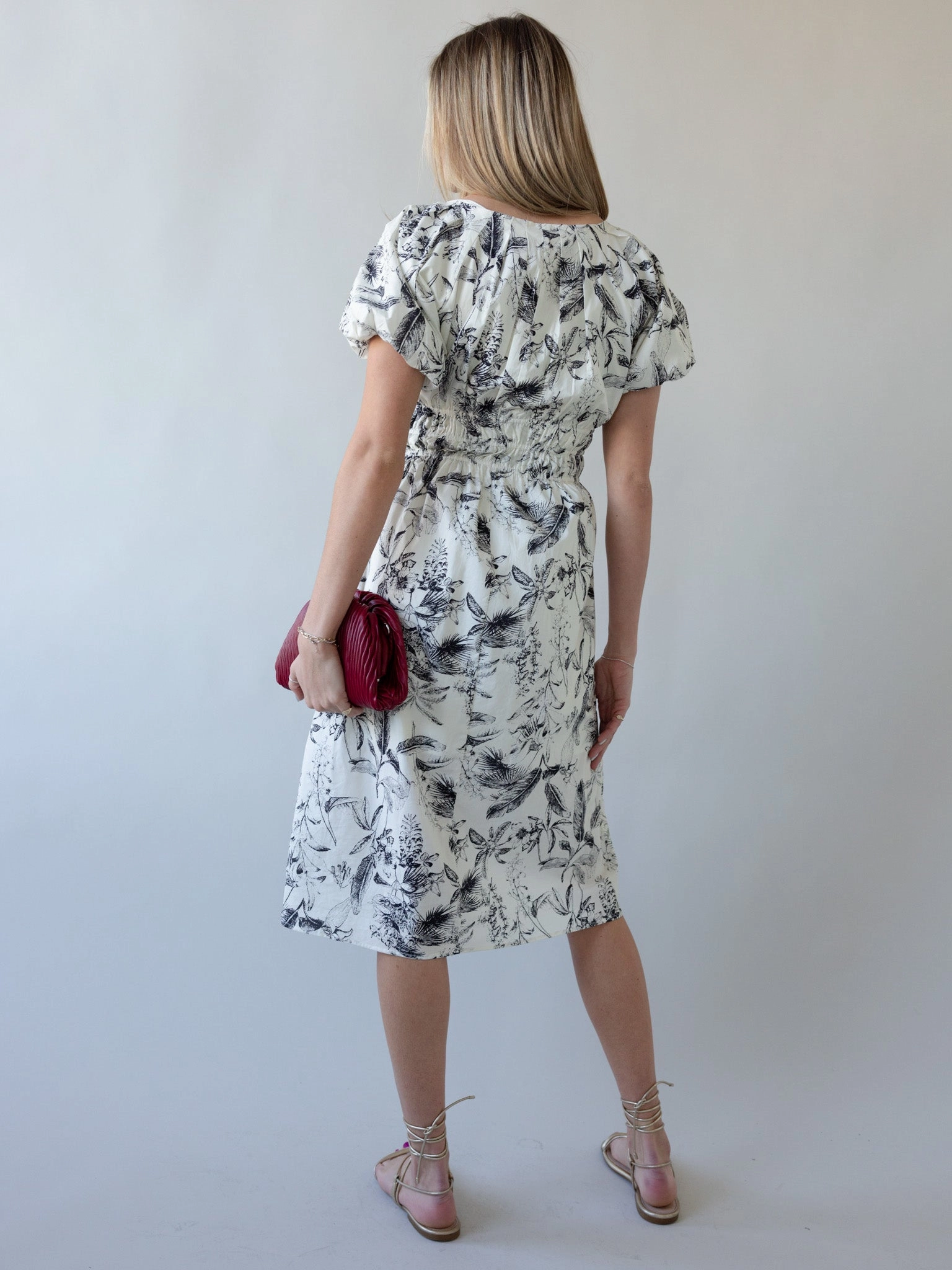 Simone Floral Dress Layered Style