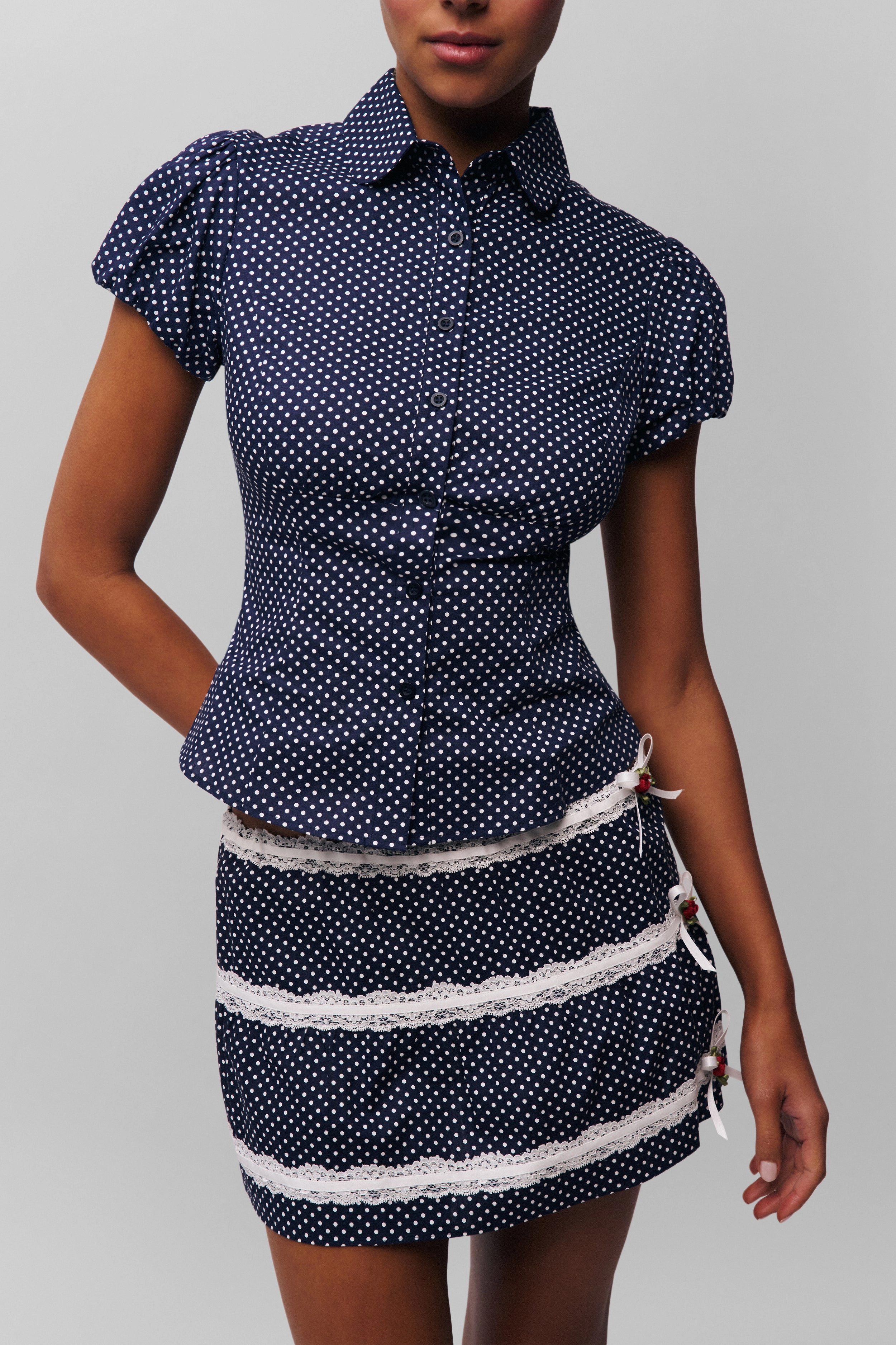 Simone Mini Skirt Cotton Rich Holiday Travel