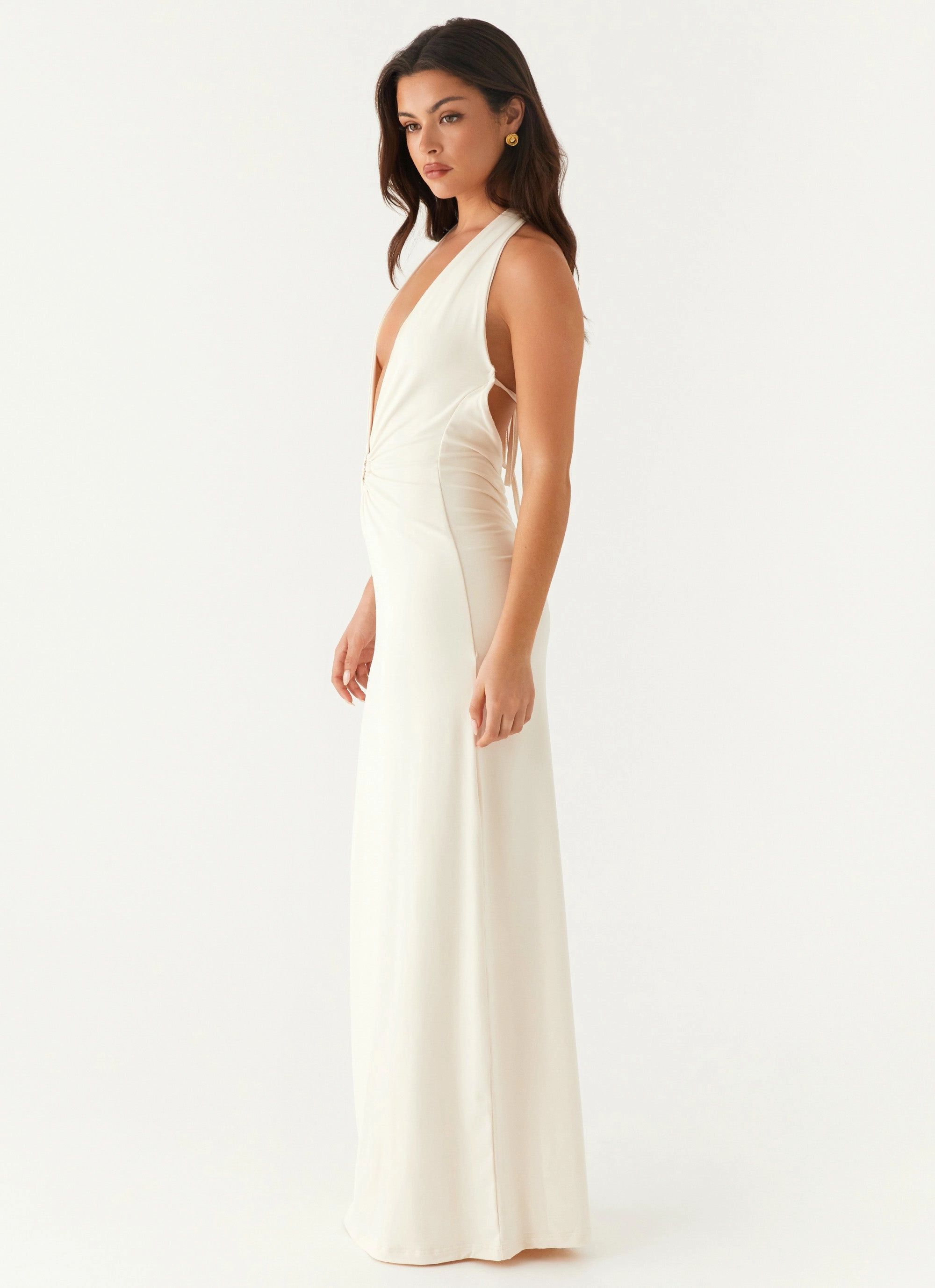 Relaxed Layers Dominica Maxi Dress - Ivory
