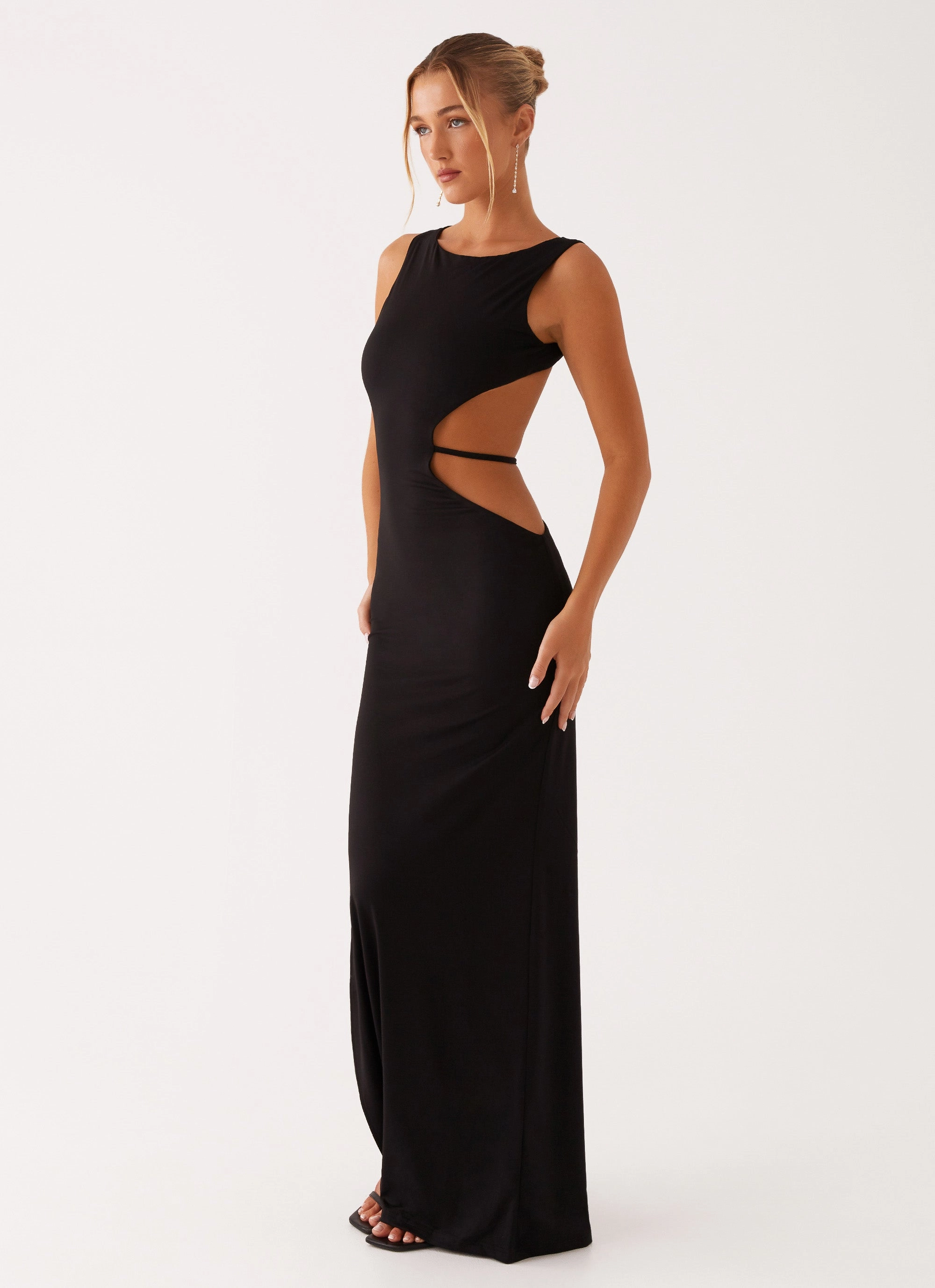 Sutton Maxi Dress - Black Smart Look