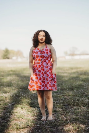 Bedding Dress in Tomato All-Day Wear Smart and Chic