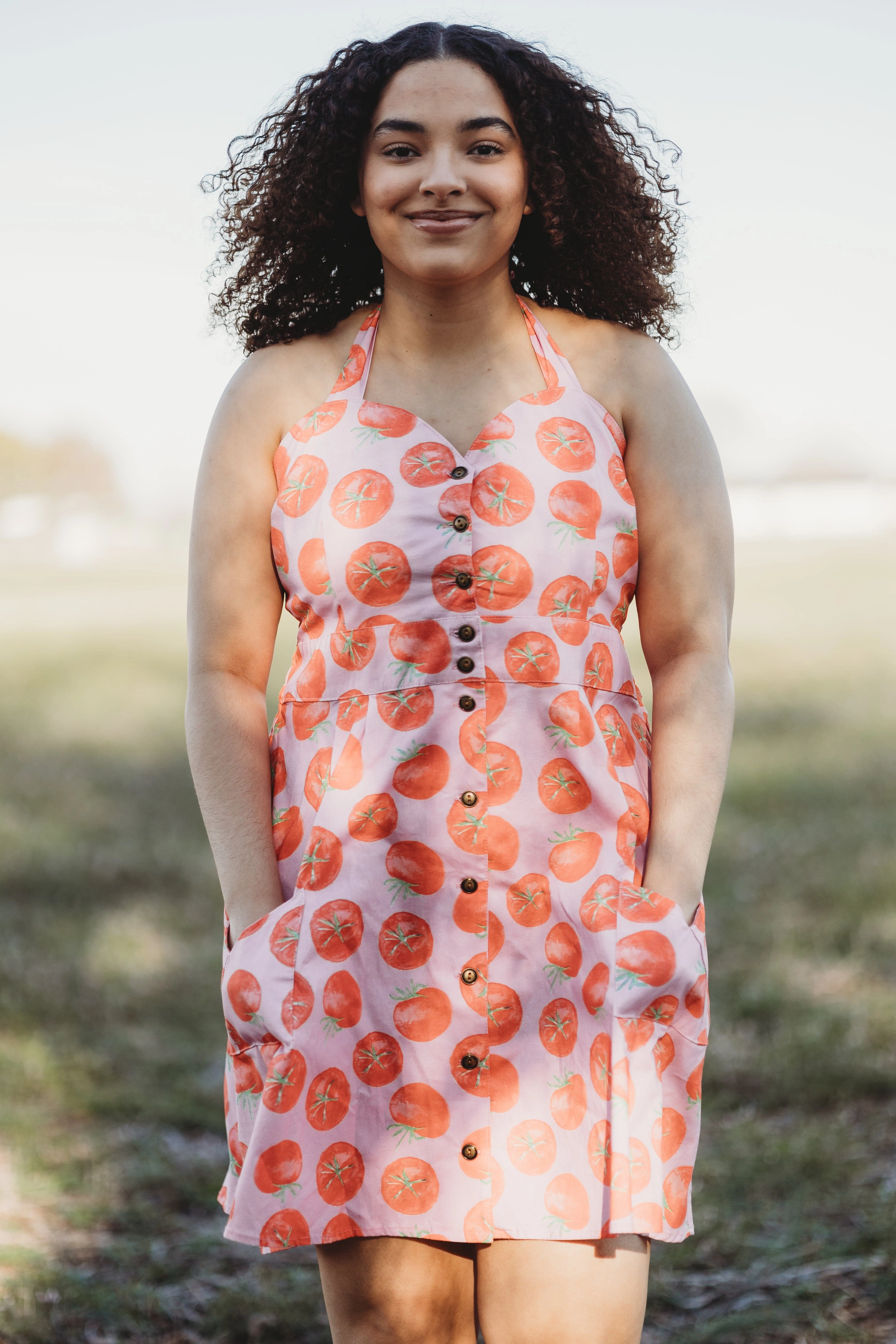 Style Moment Bedding Dress in Tomato