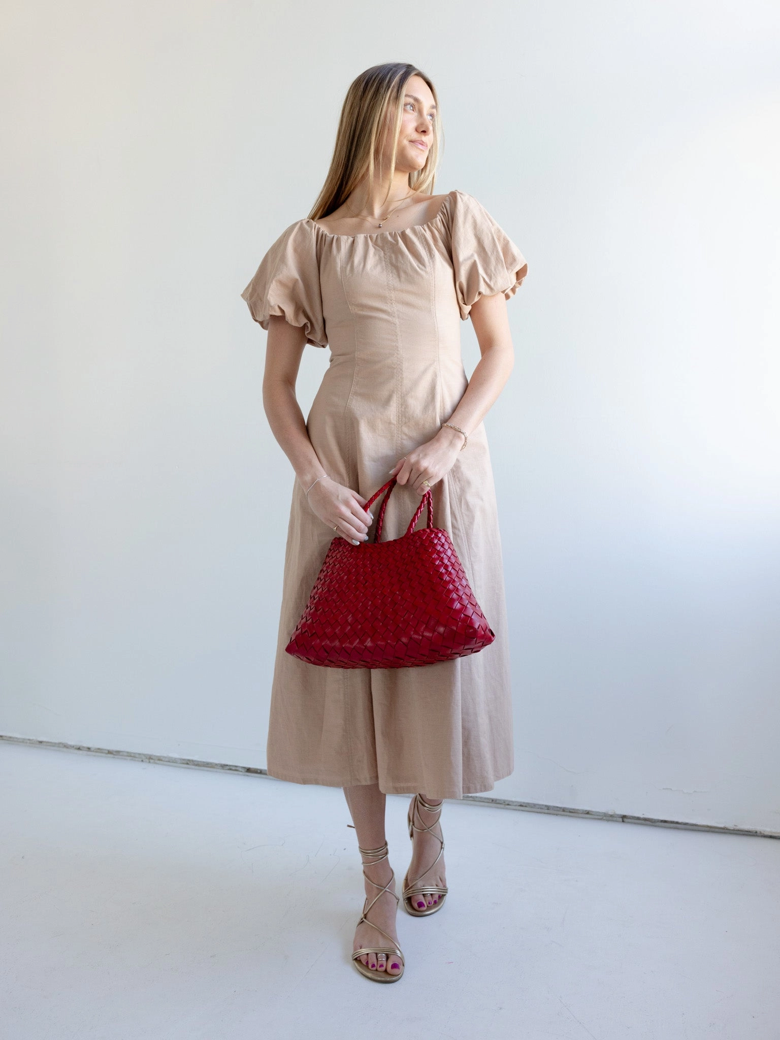 Agnes Midi Dress Minimalist Layering