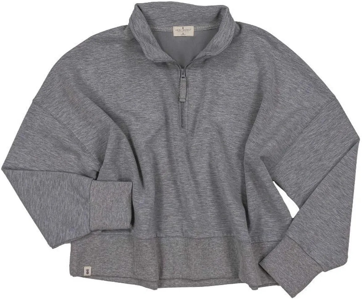 Simply Southern Women's Cropped Quarter Zip Pullover