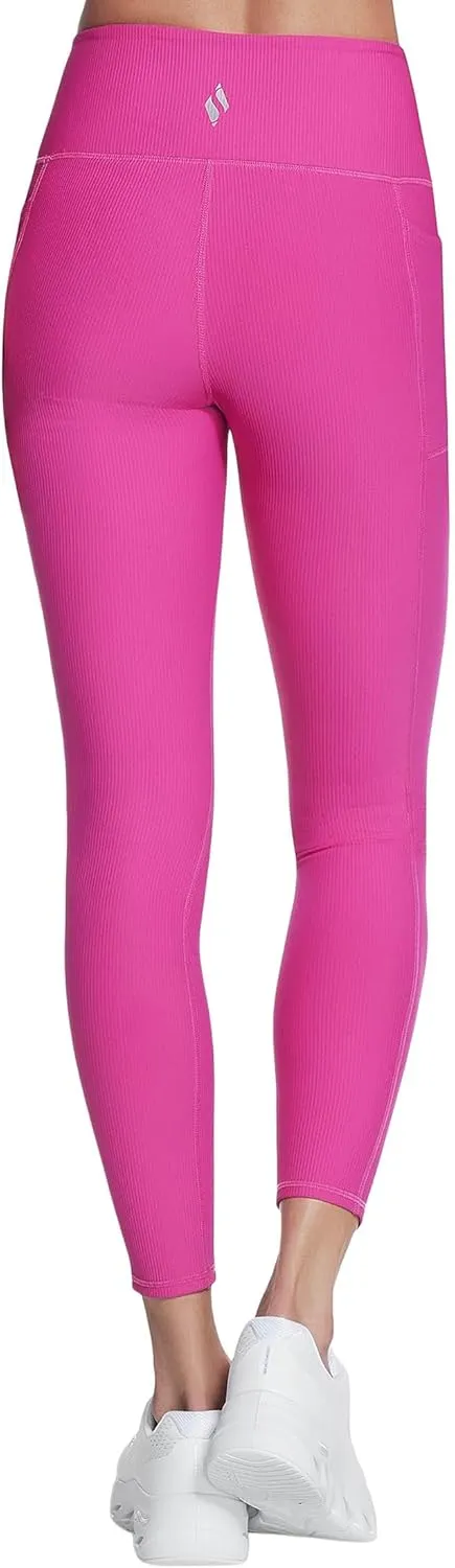 Skechers Women's Go Walk Ribbed High Waist Legging