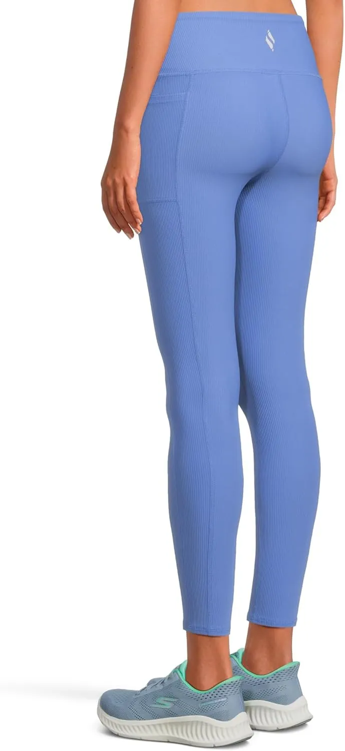 Skechers Women's Go Walk Ribbed High Waist Legging
