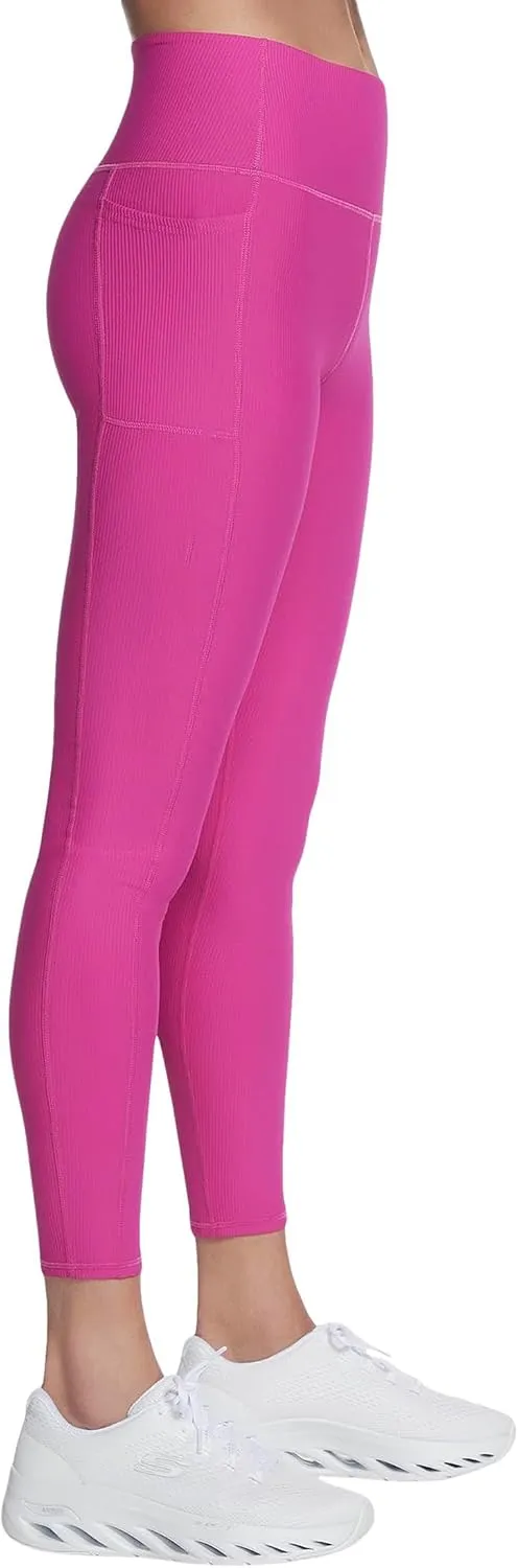 Skechers Women's Go Walk Ribbed High Waist Legging