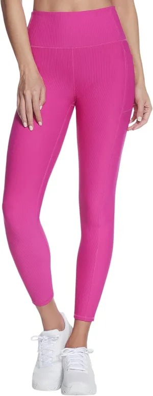 Skechers Women's Go Walk Ribbed High Waist Legging