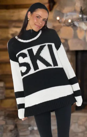 Ski In Sweater Black