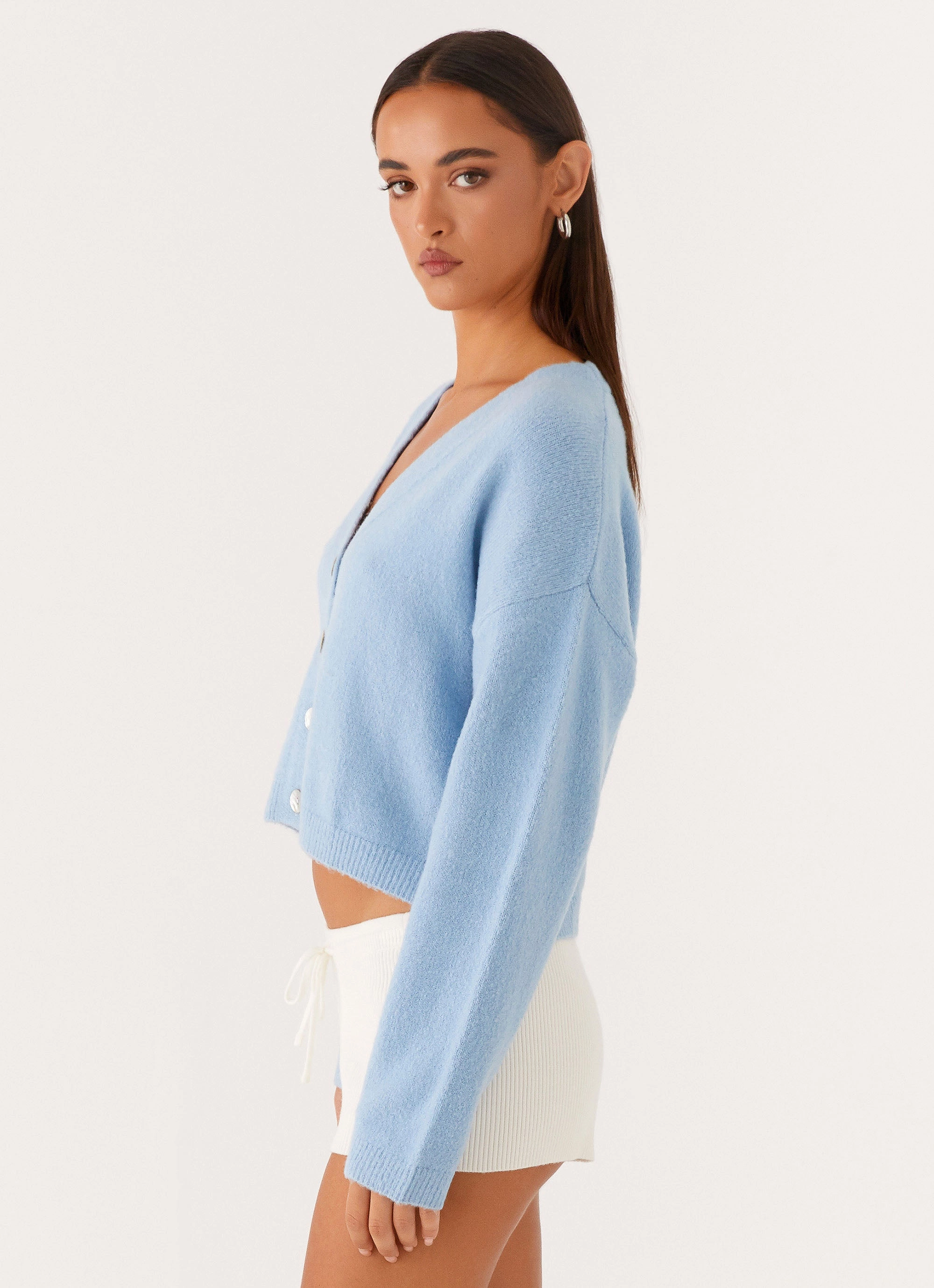 Essential Casual Look Lenka Oversized Cardigan - Blue