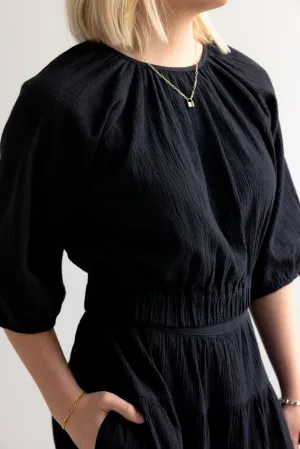 St. Tropez Top- Black Butter Soft Handfeel Comfortable Layer