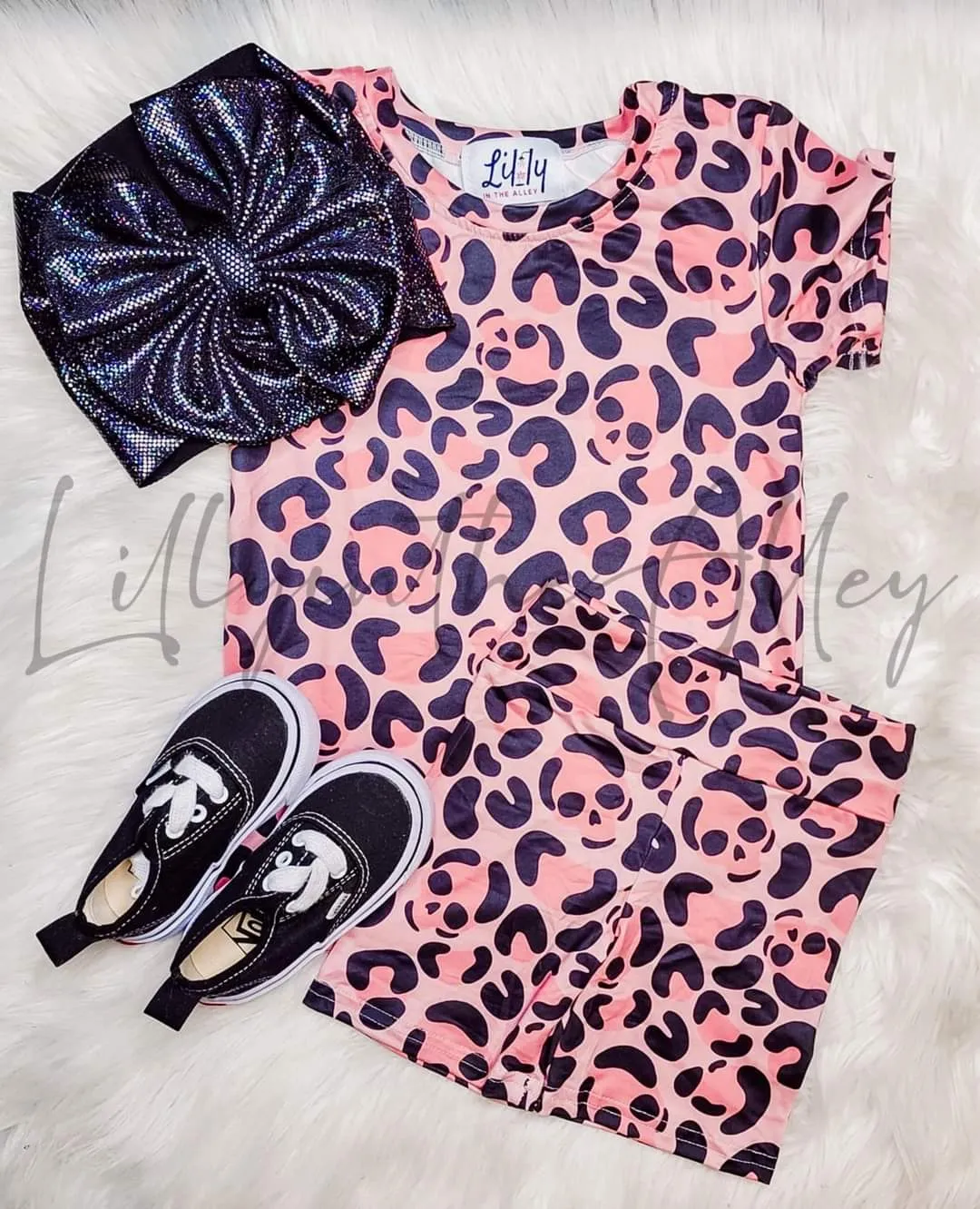 Skull Leopard Lounge Set