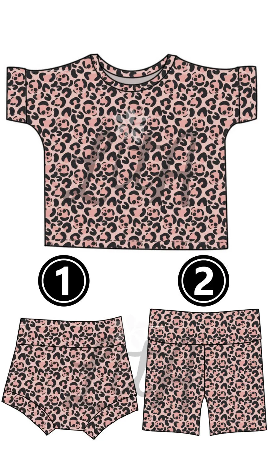 Skull Leopard Lounge Set