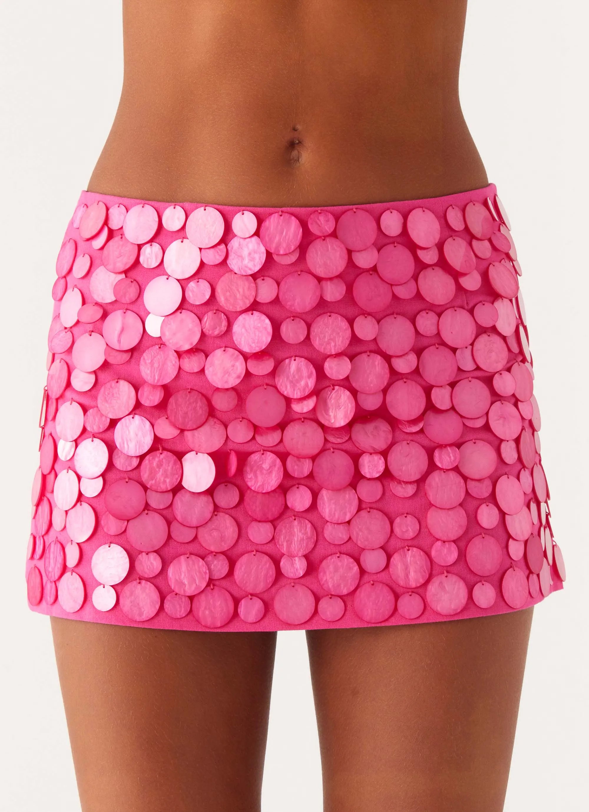 Chill Ready Movie Star Mini Skirt - Fuschsia