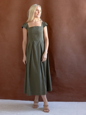 Midnight Mood Chloe Dress - Olive