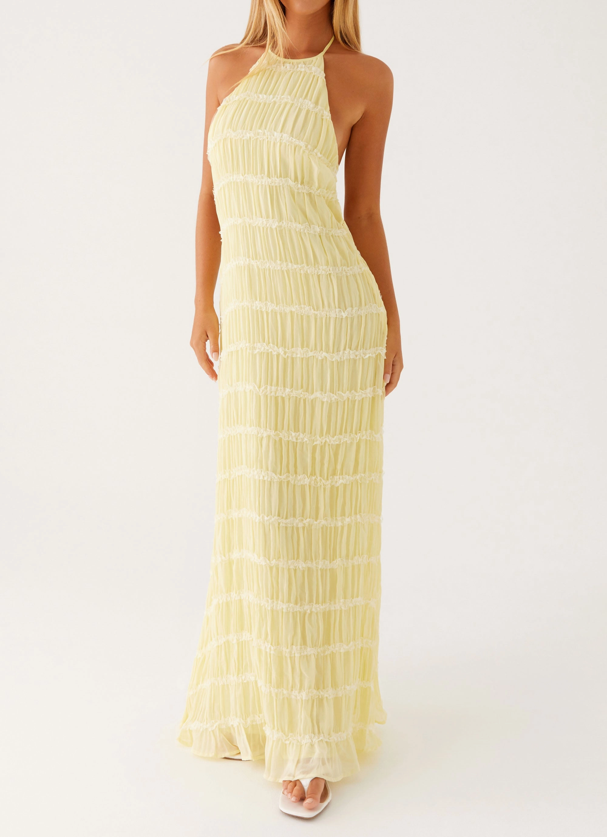 Stylish day dress Aullie Maxi Dress - Yellow
