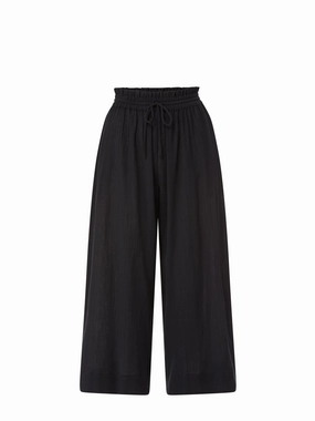 high waisted TouchscreenCompatiblePockets Brooke Pants Black