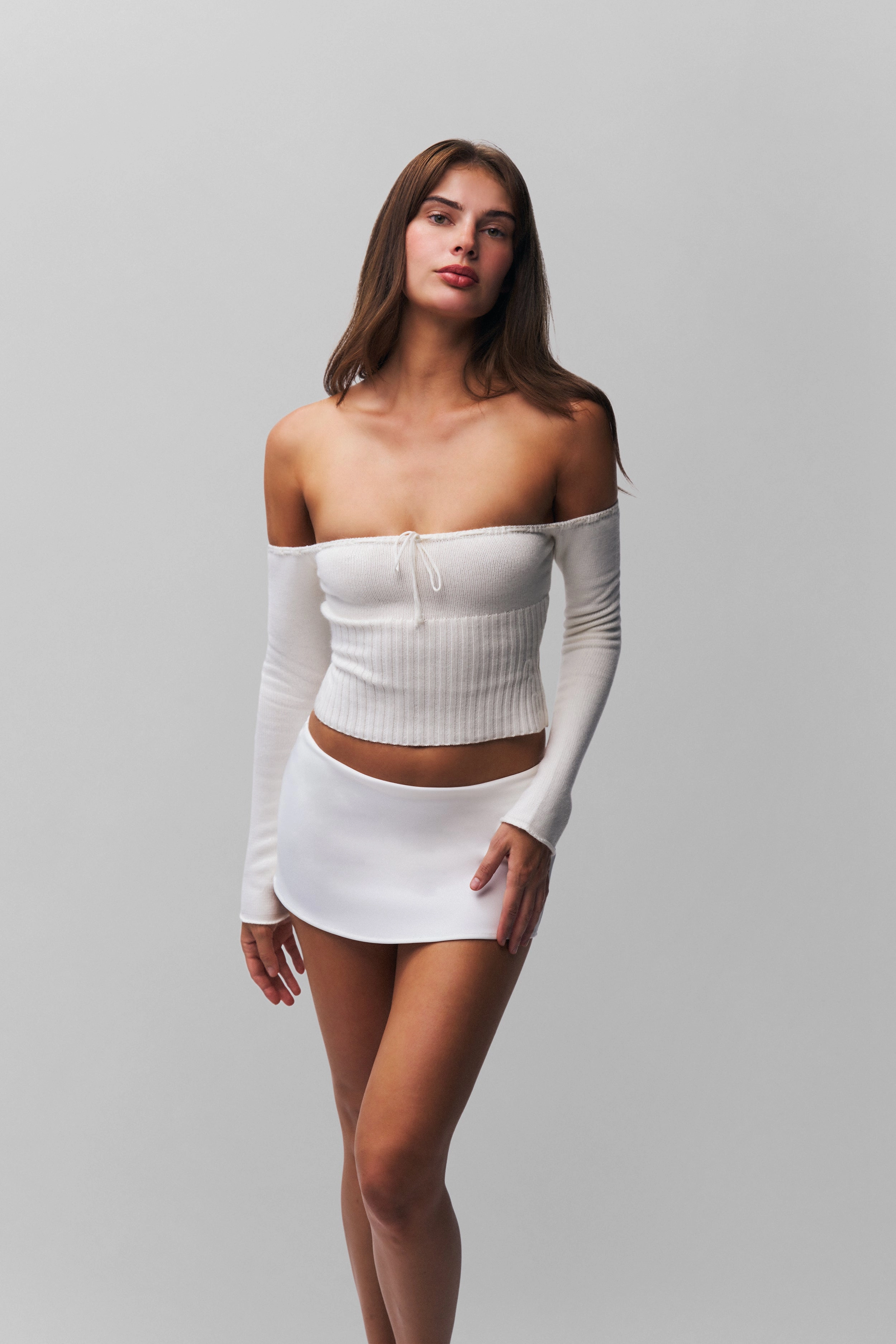 Casual Moments Micro Mini Stretch Skirt