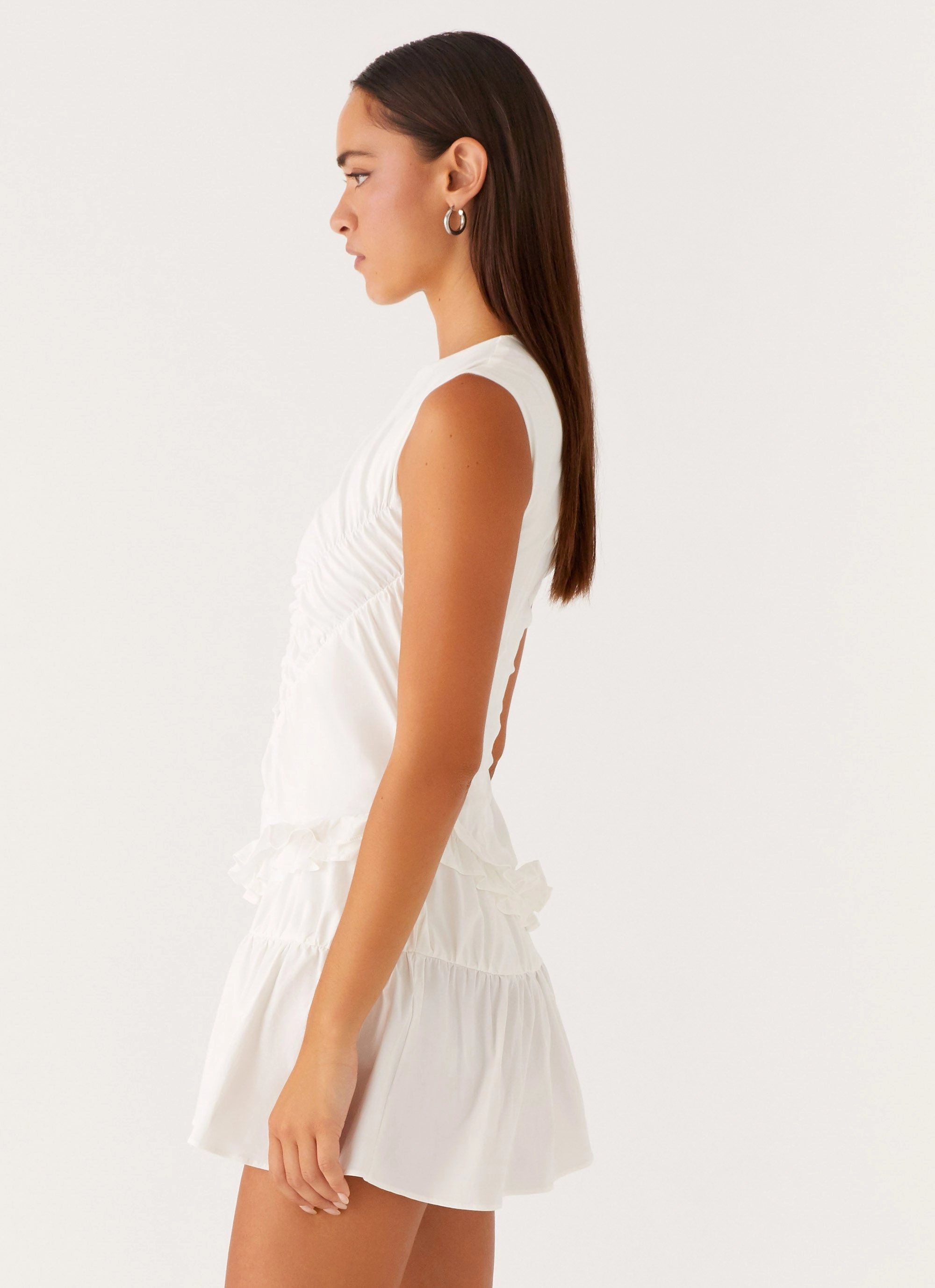Semi Formal Anders Mini Dress - White