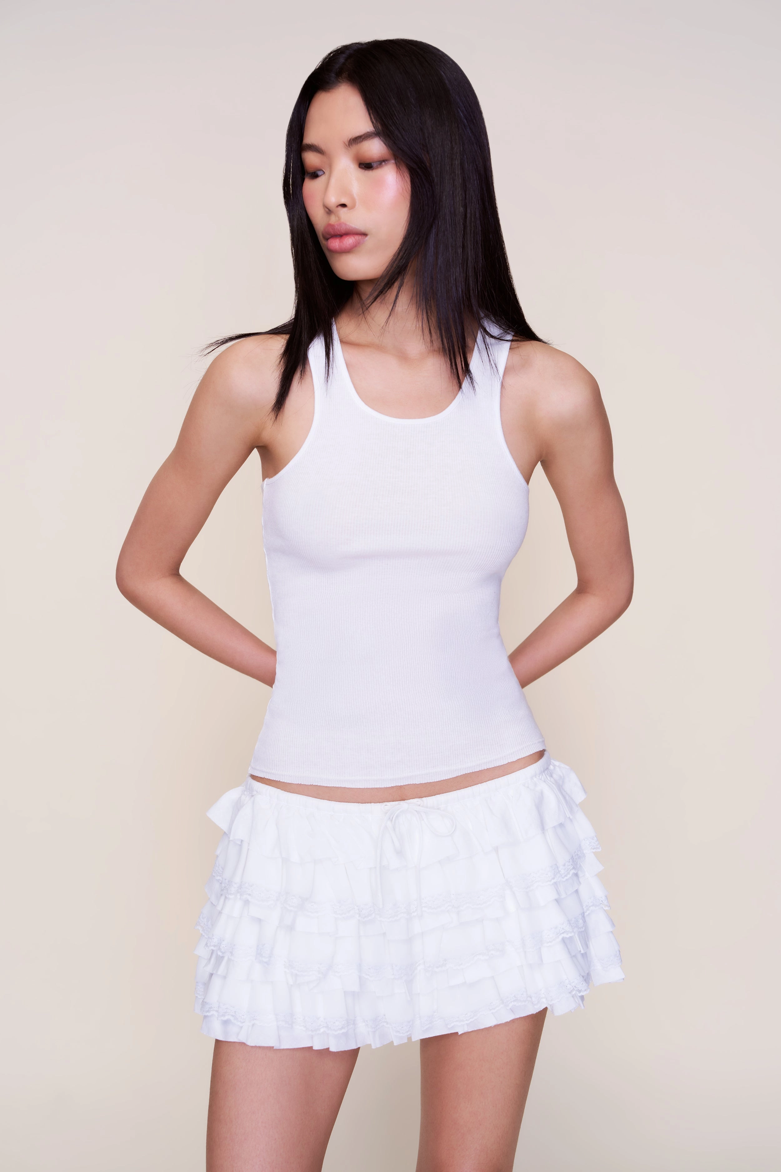 Subtle Details Media Feature Raivo Mini Skirt