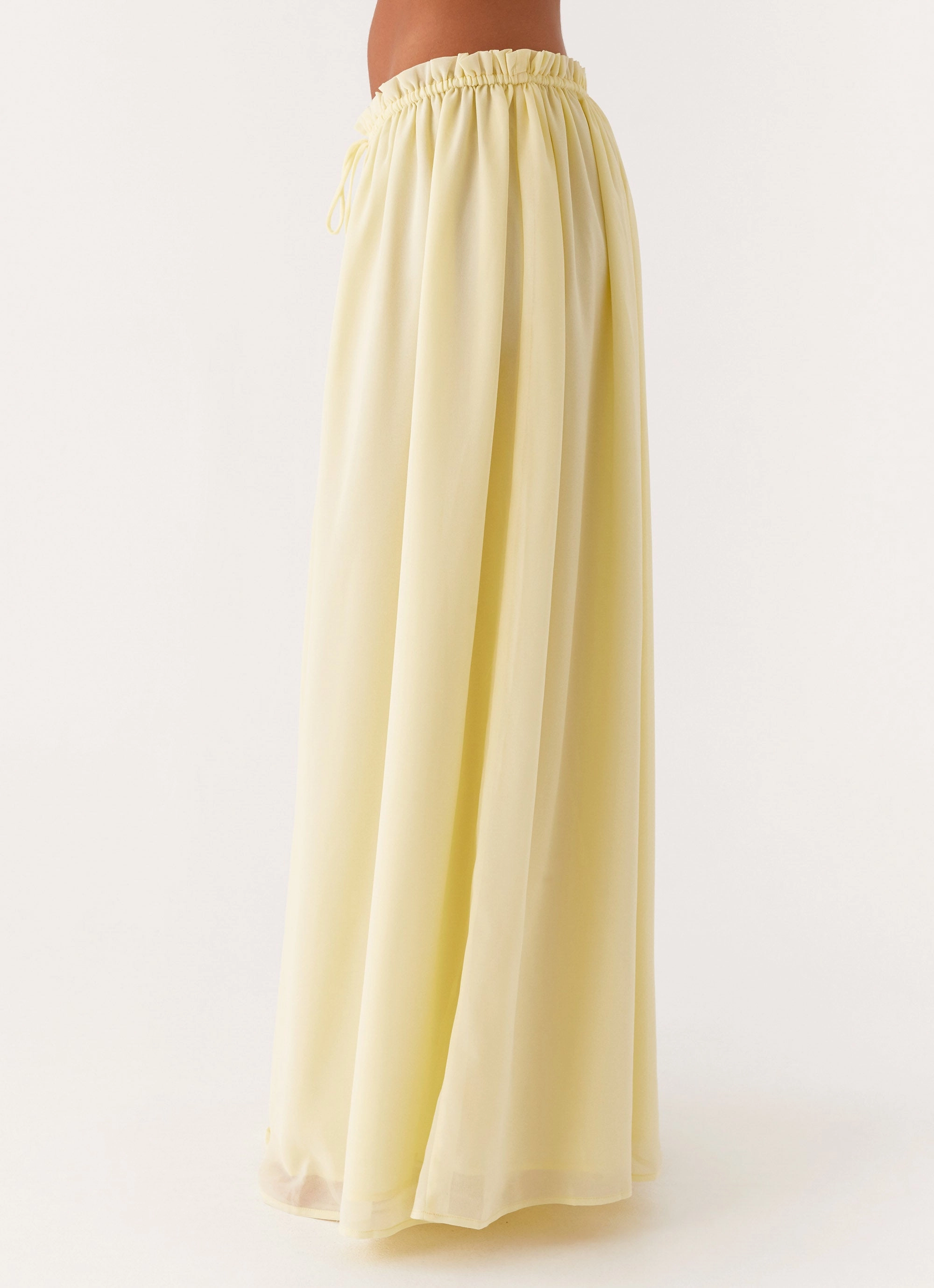 Zaya Maxi Skirt - Yellow Timeless Piece Seasonal Layering