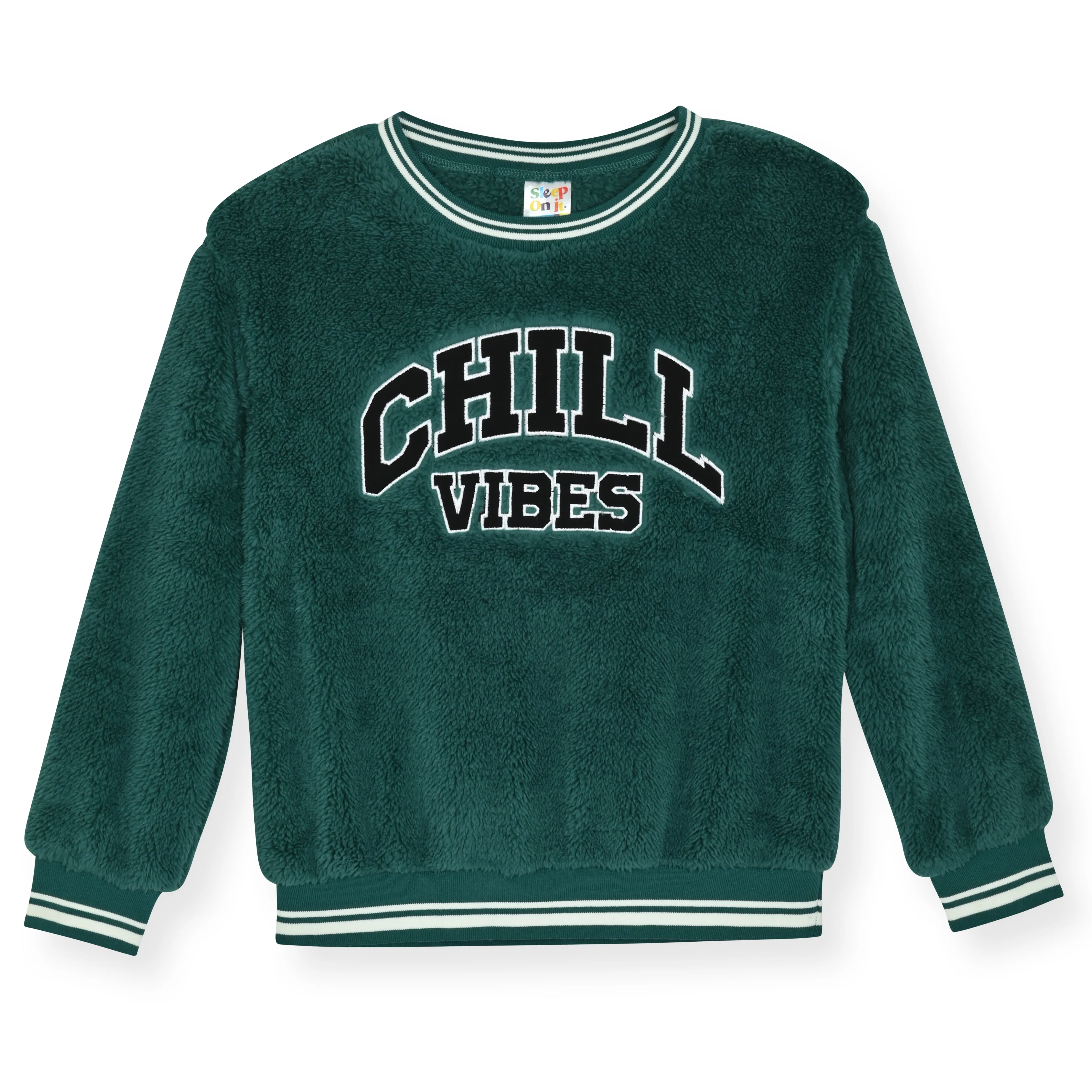 Sleep On It Boys 2-Piece Furry & Minky Fleece Pajama Sets - Chill Vibes