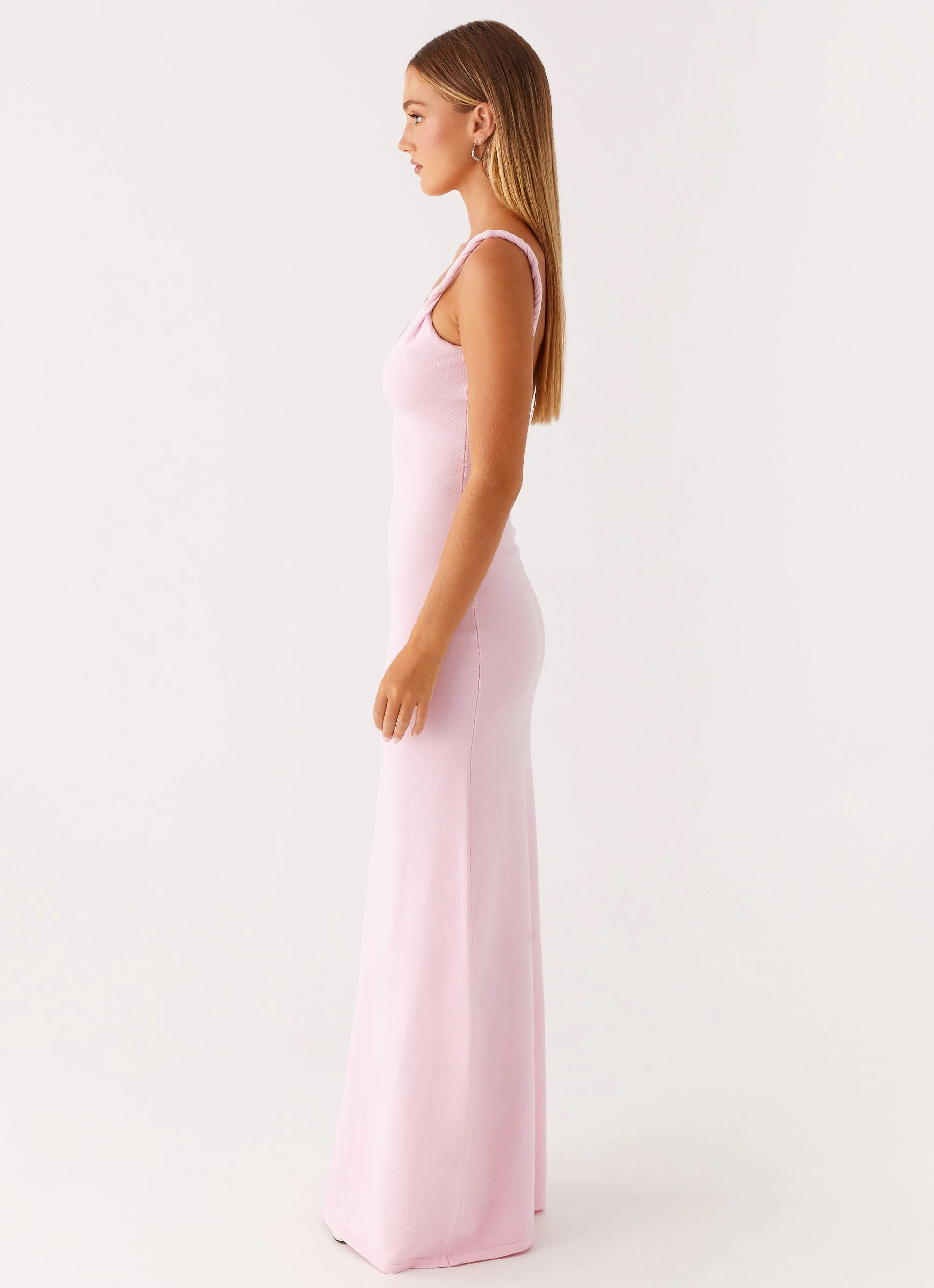 Anastasia Maxi Dress - Pink Sculpted Form