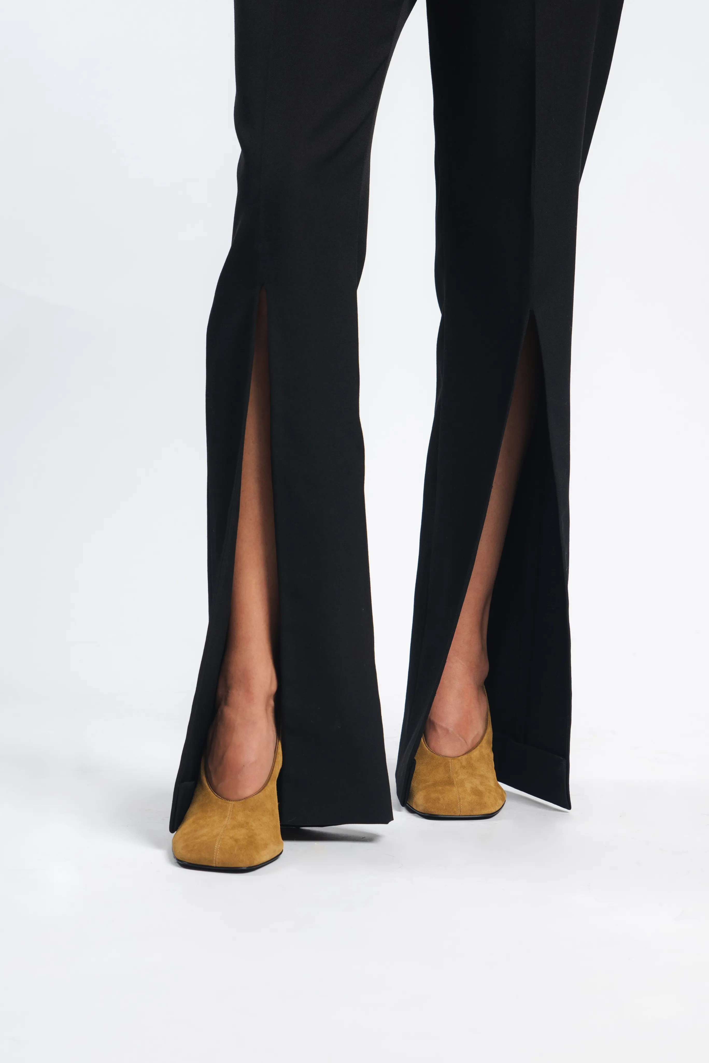 Modern Waist Slitted Pants