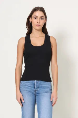 V Neck Design MinimalistDesign Sirena Rib Tank