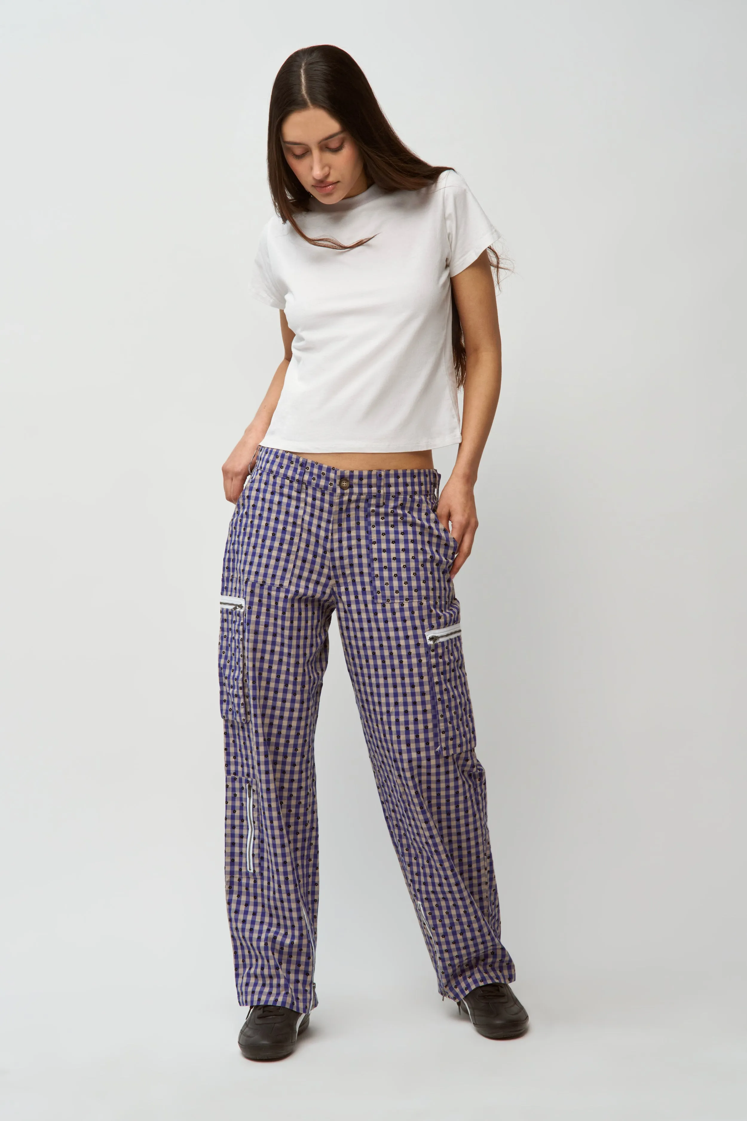 Adrian Gingham Pant Low Bulk ThermalRegulation