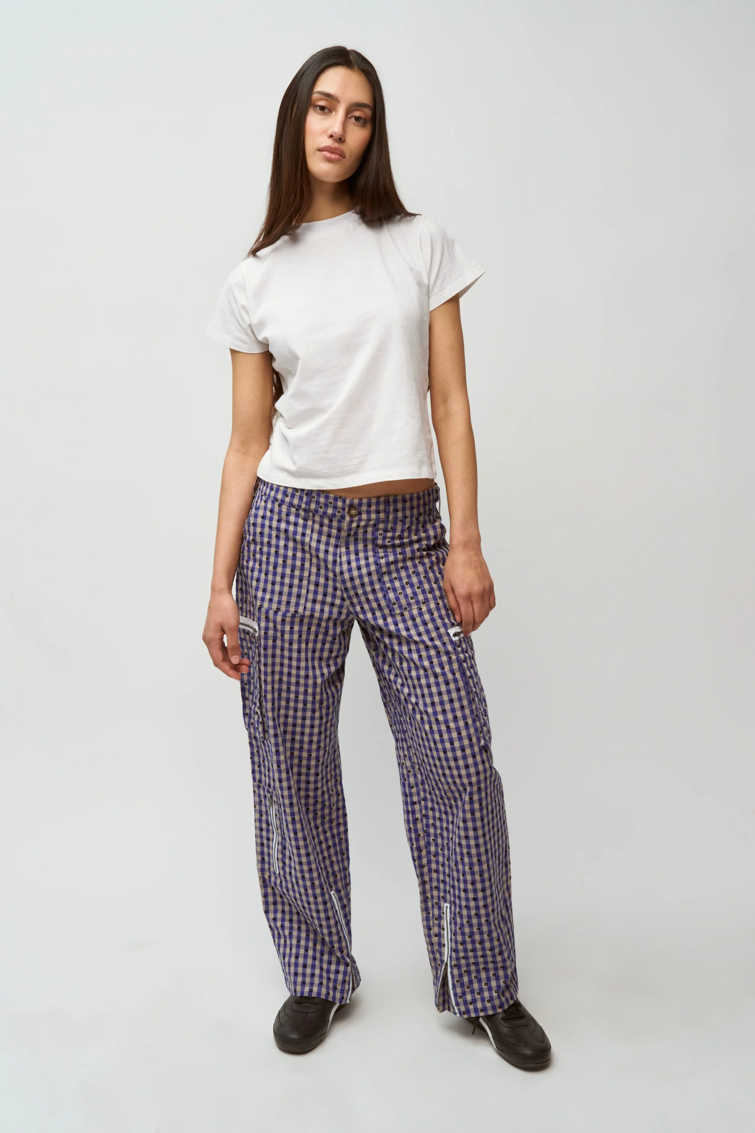 Adrian Gingham Pant Trail Comfort
