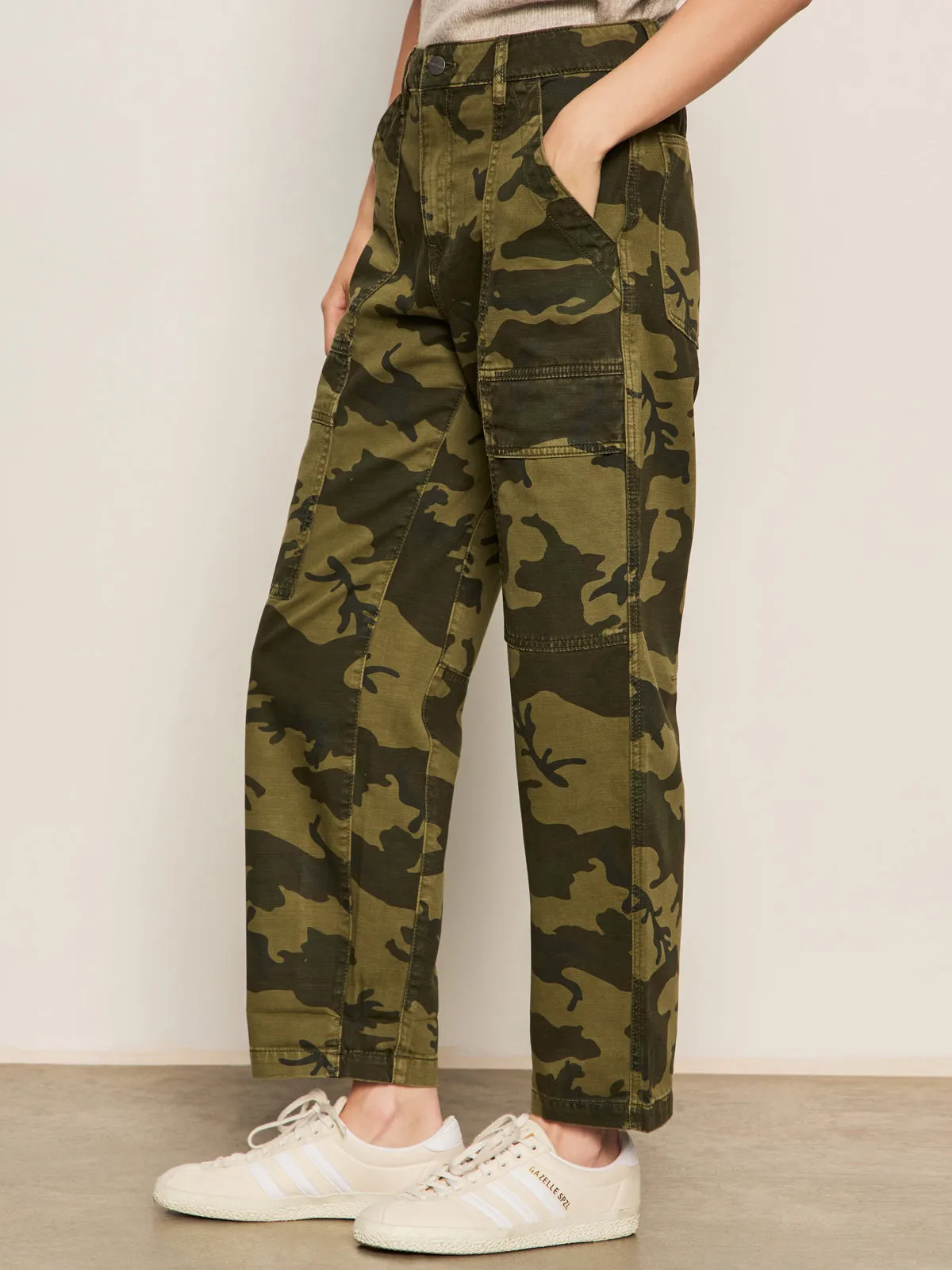 Boyfriend Utility Pant Rambler Camo Travel Friendly