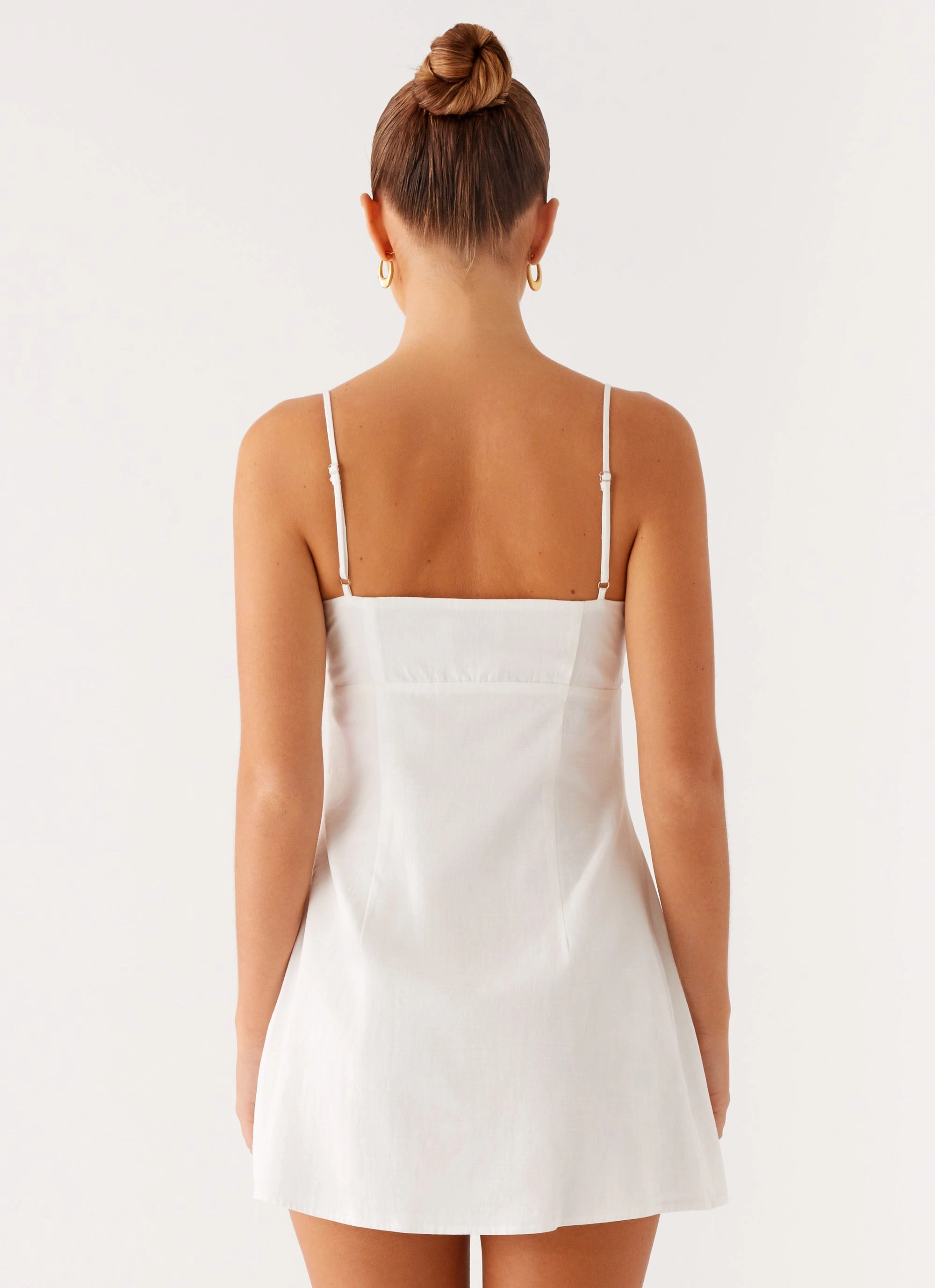 Orson Mini Dress - White Street Style