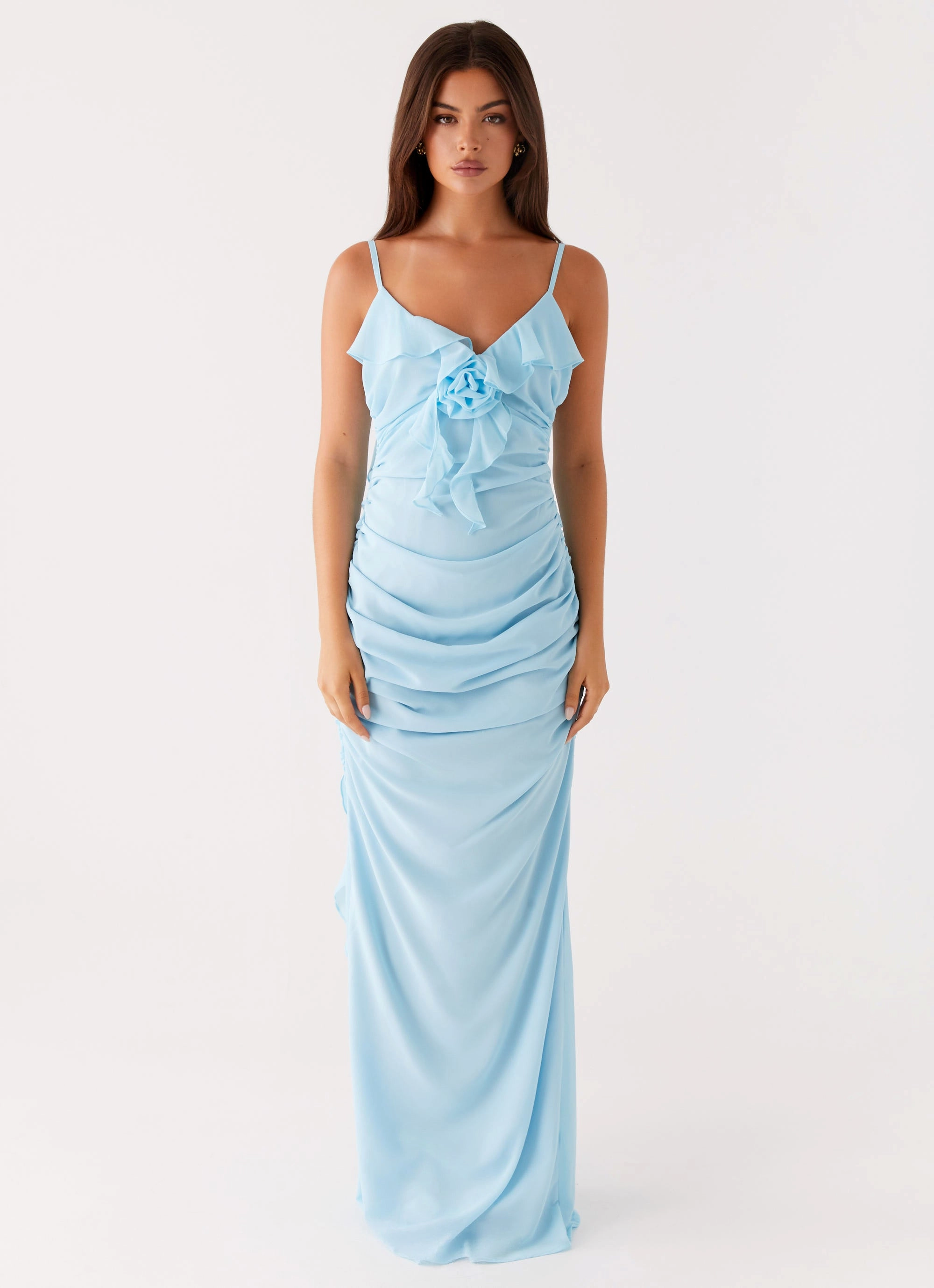 Country View Snag-Resistant Jasmina Maxi Dress - Blue