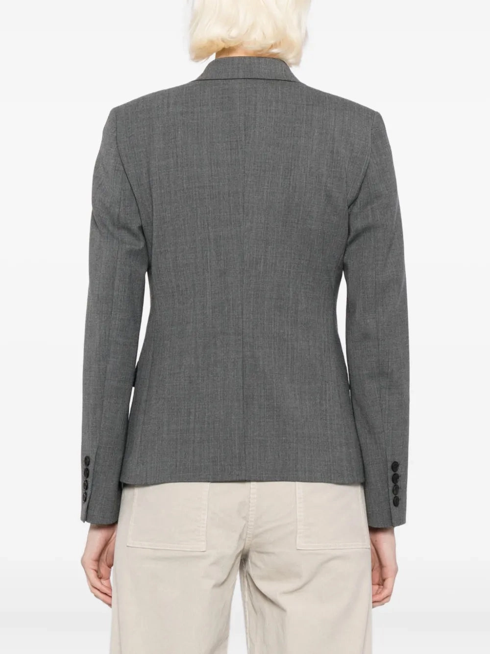 Simple Layer Ysee Blazer in Heather Grey