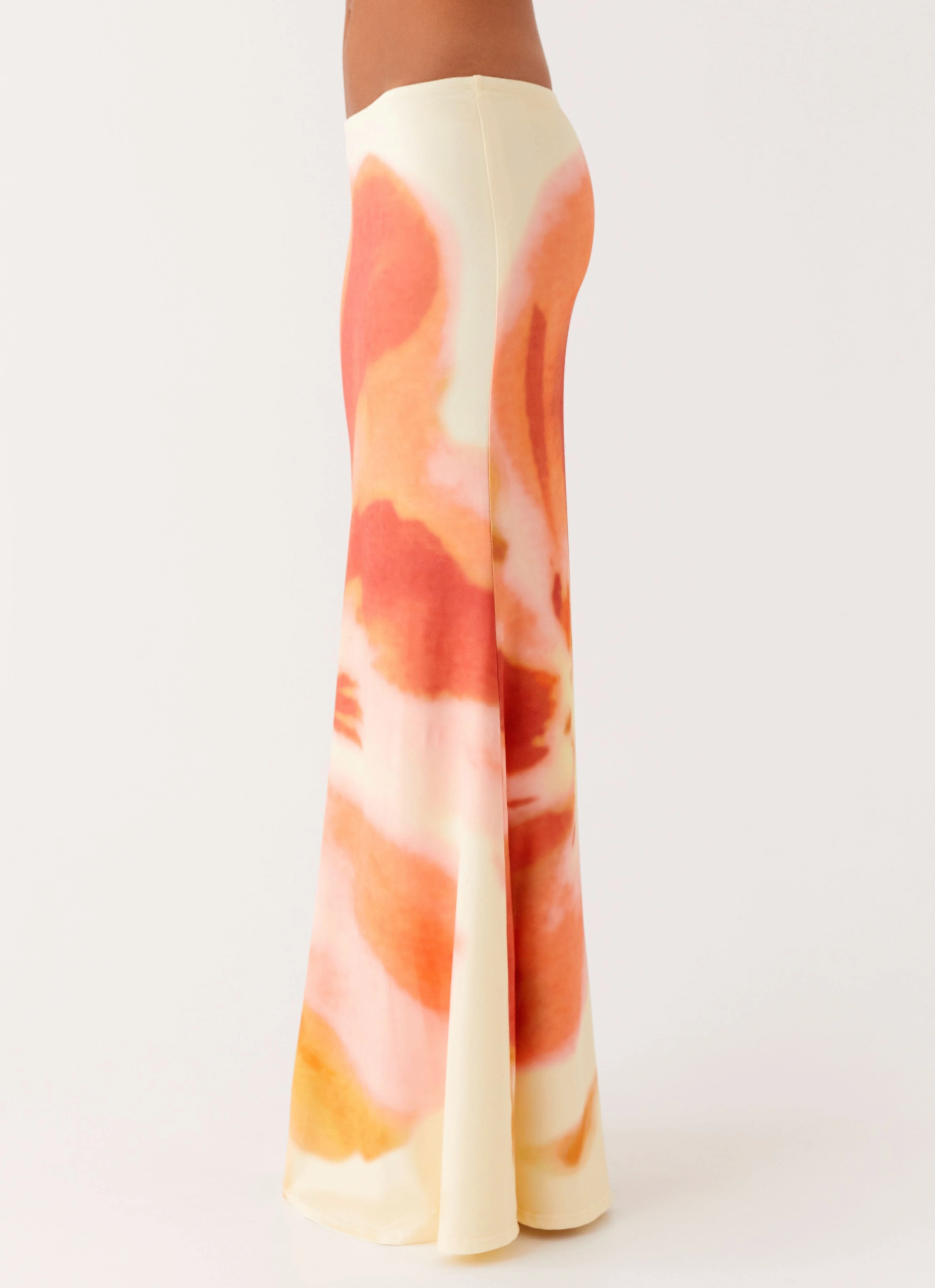 Simple Comfort Comfy Style Moka Maxi Skirt - Mimosa Blossom