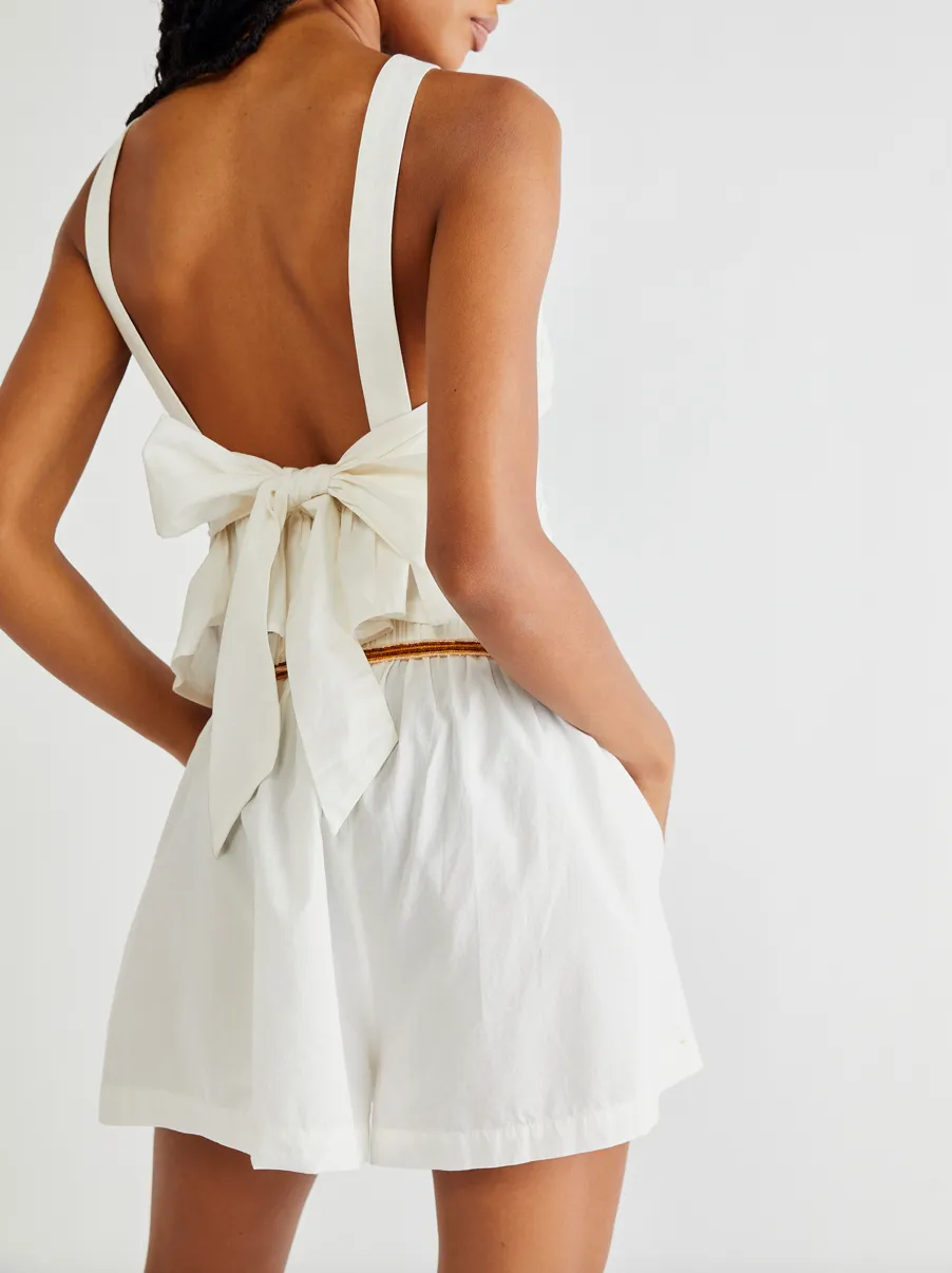 Smocked Tank Top And Short Set