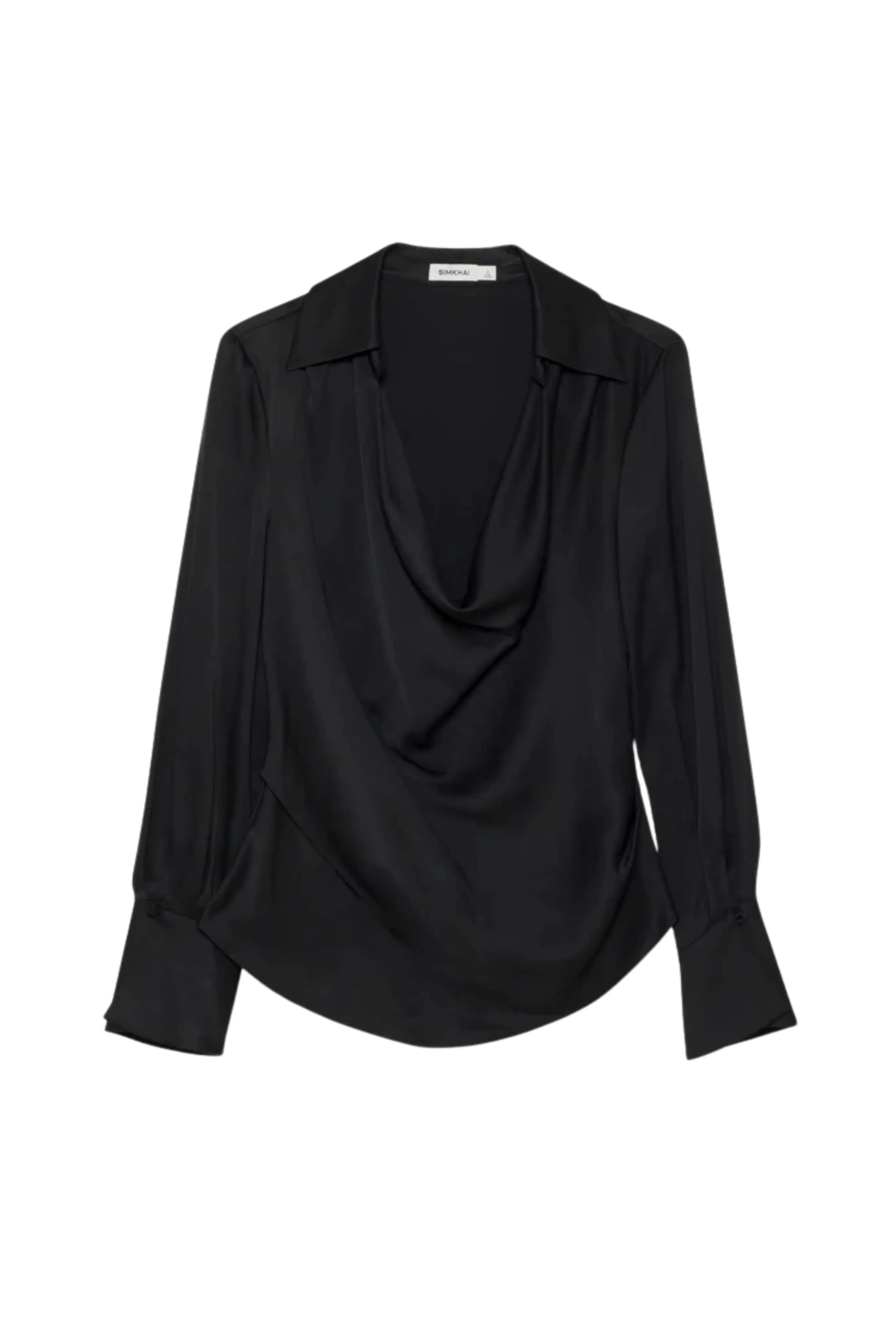 TemperatureRegulating Material Symone Cow Neck Top