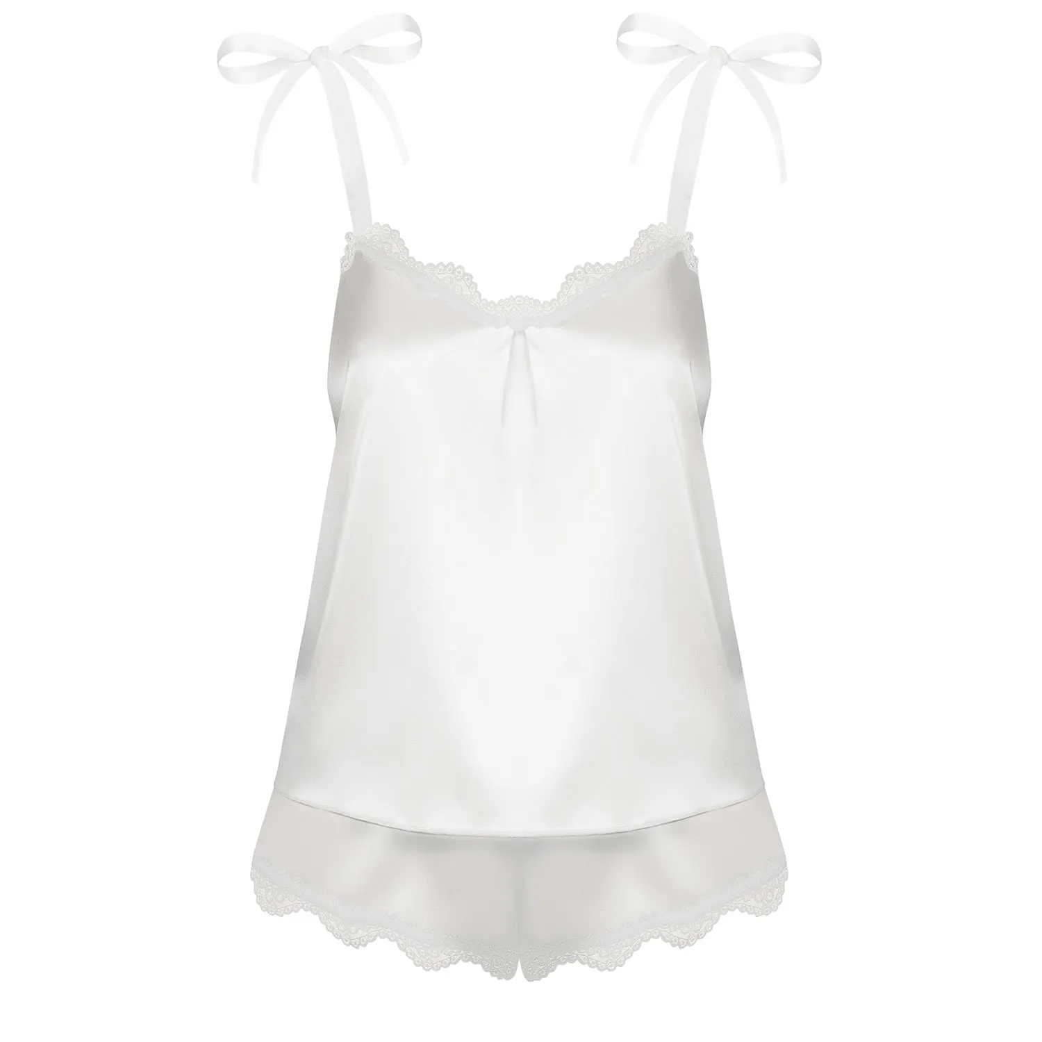 Smooth Satin Top & Panty Obsessive Prima Neve