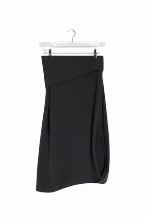 Twisted Hem Skirt Evening Outing