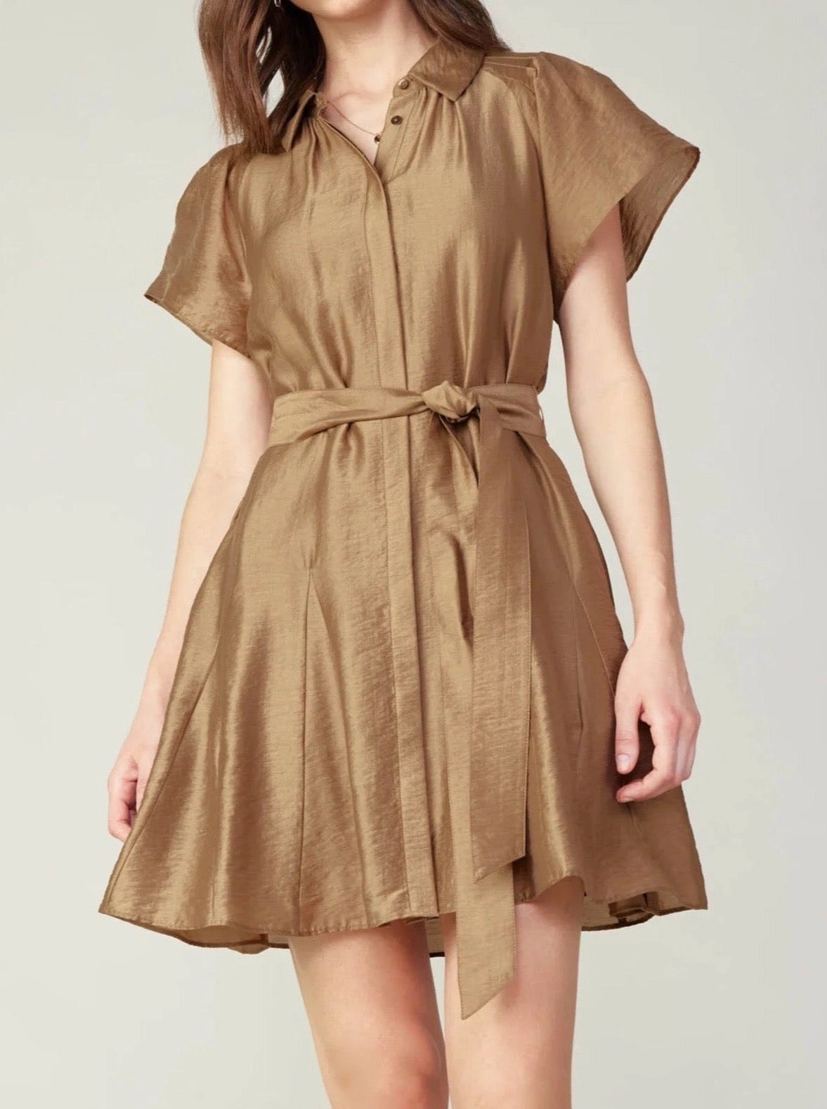 Subtle Mood Espresso Mini Dress