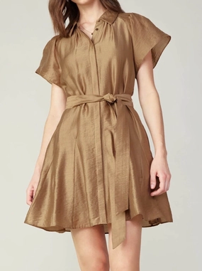 Subtle Mood Espresso Mini Dress